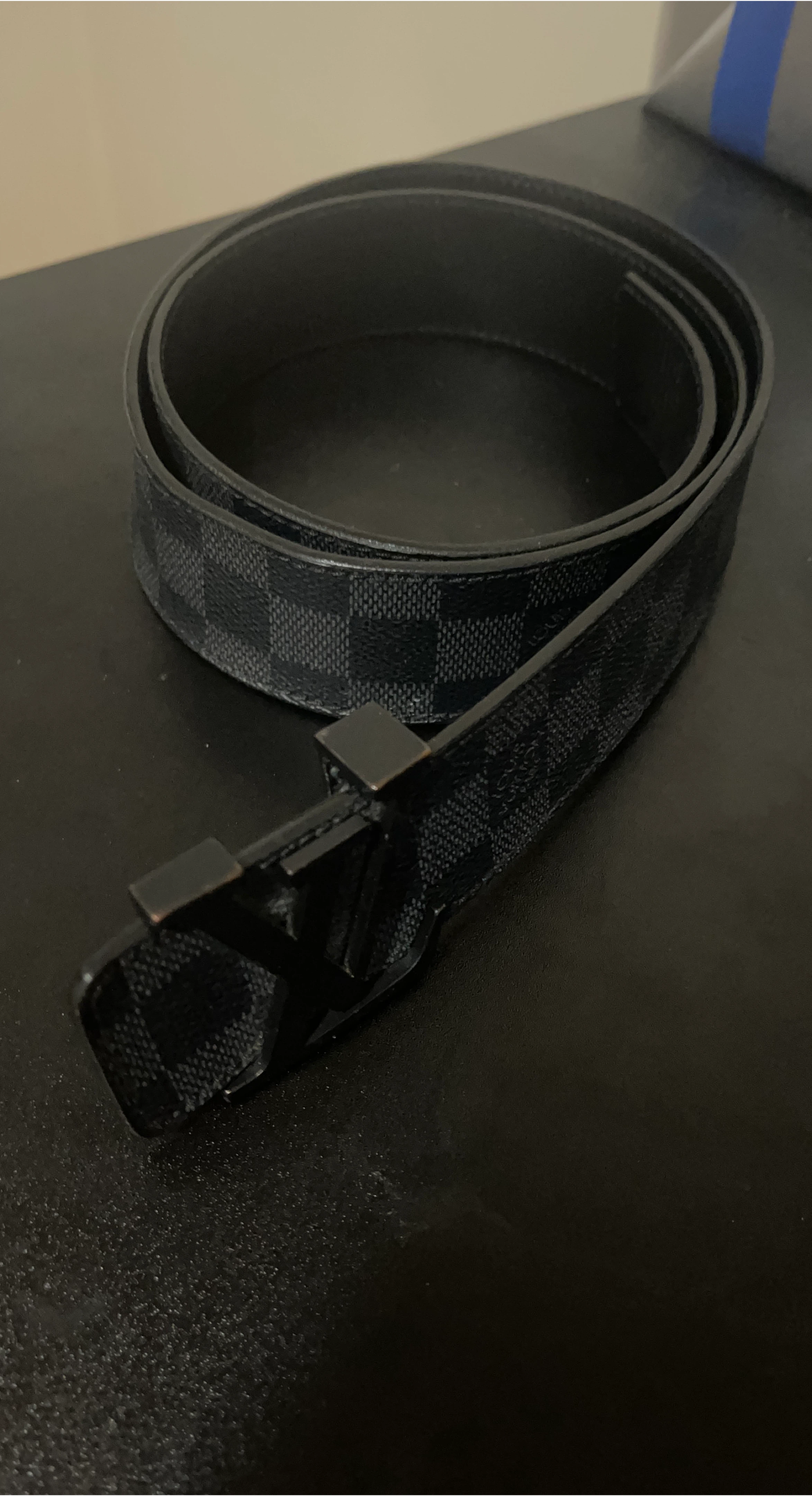 Louis Vuitton Damier Graphite Belt