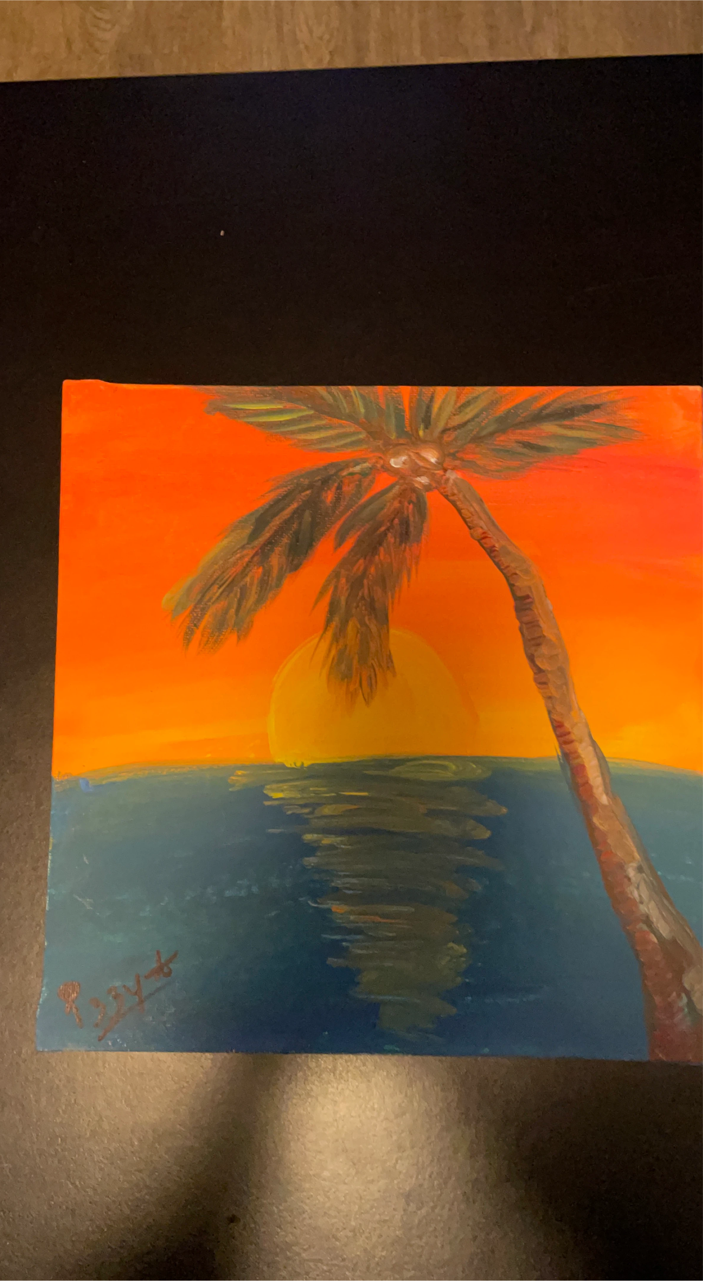 Sunset painting