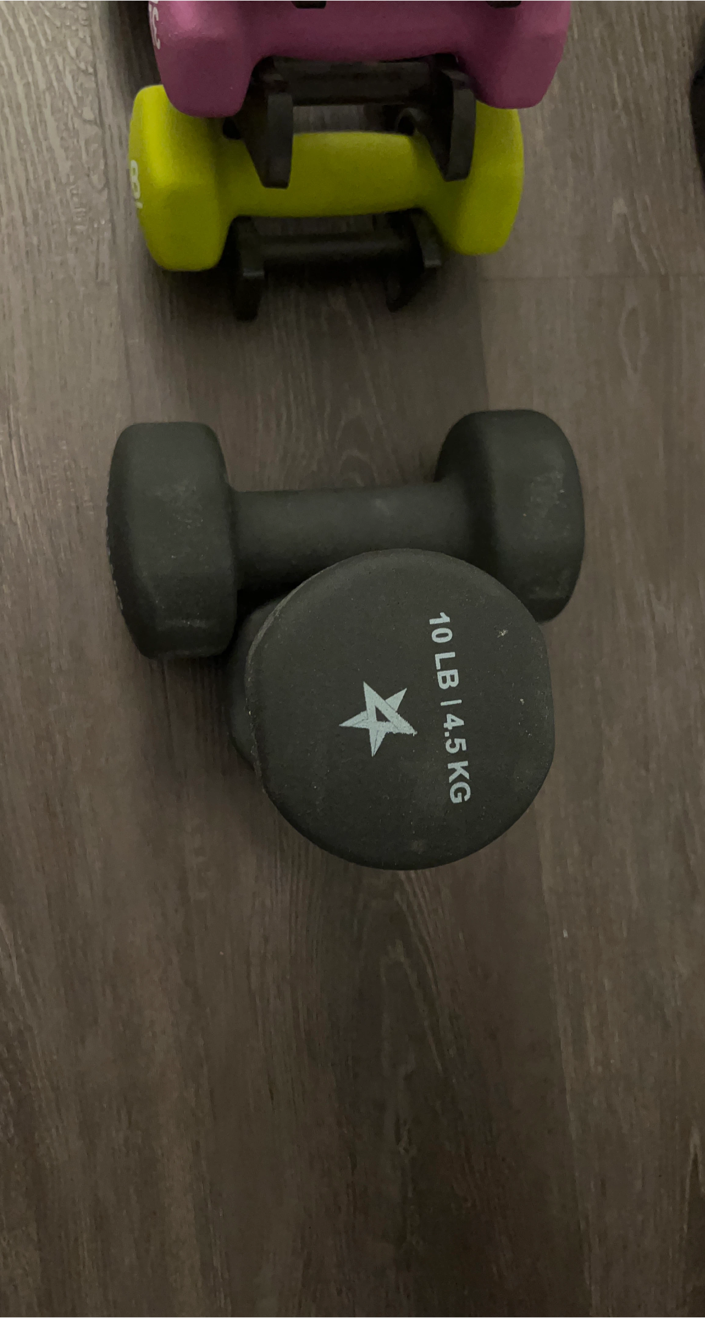 Pair of 10LB Dumbbells