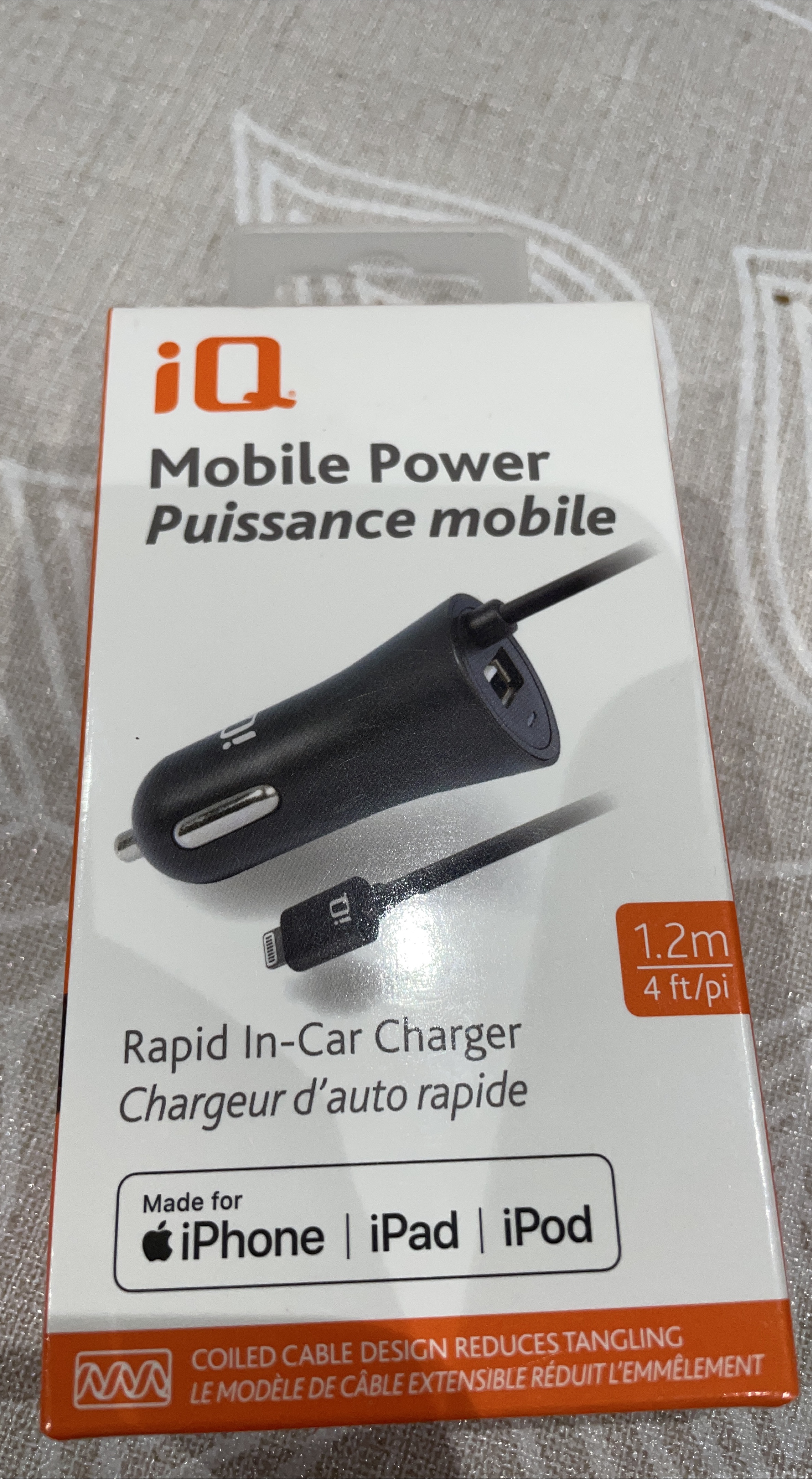 iQ Rapid In-Car Charger for Apple Devices