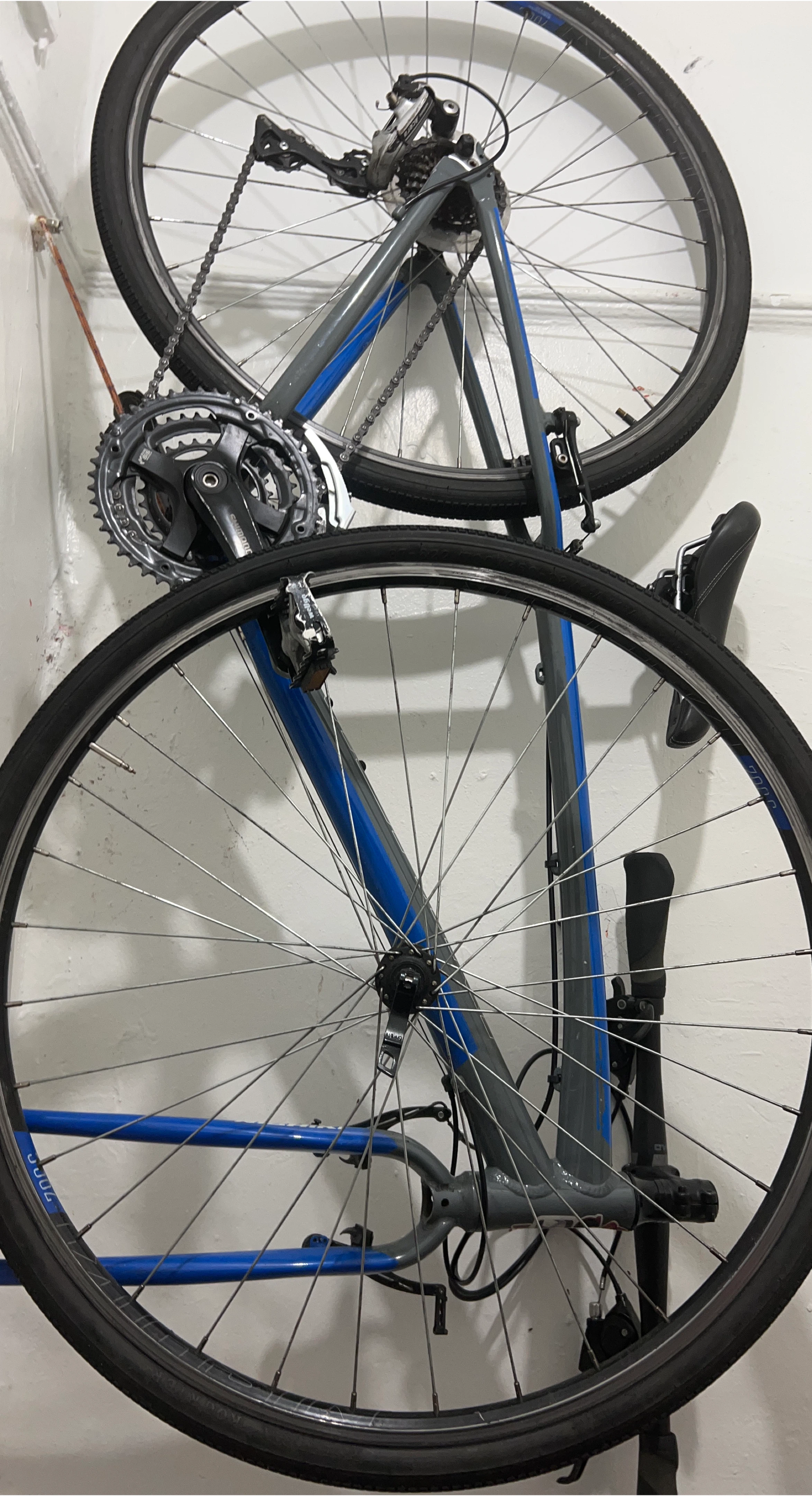Blue & Gray Road Bike