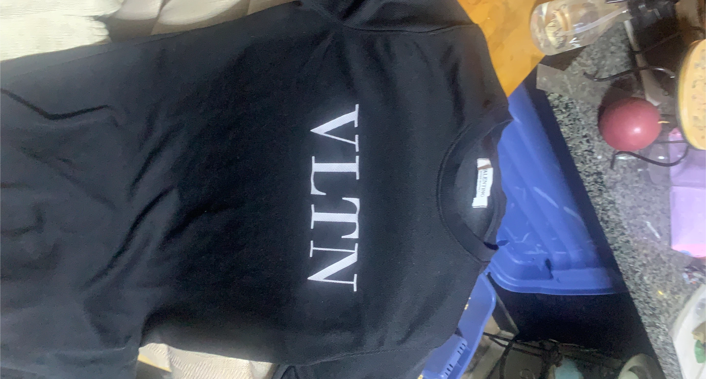 Valentino VLTN Black Sweatshirt