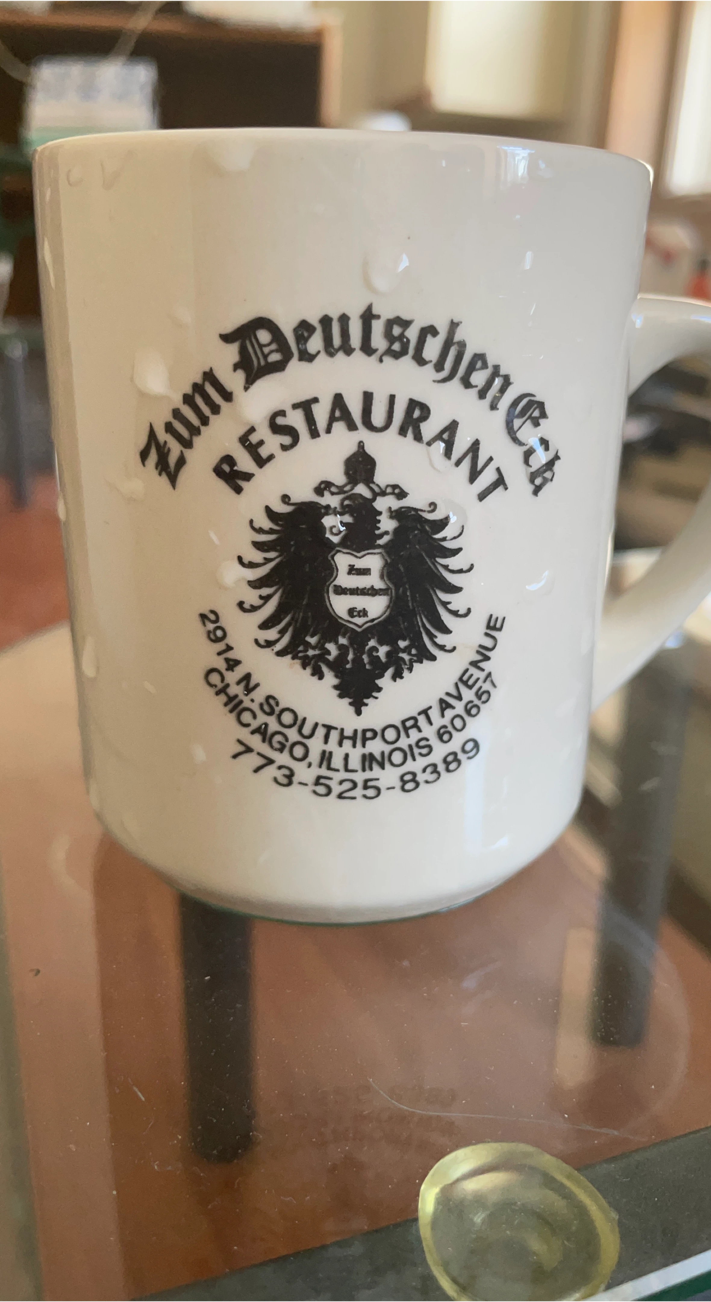 Zum Deutschen Eck Restaurant Mug