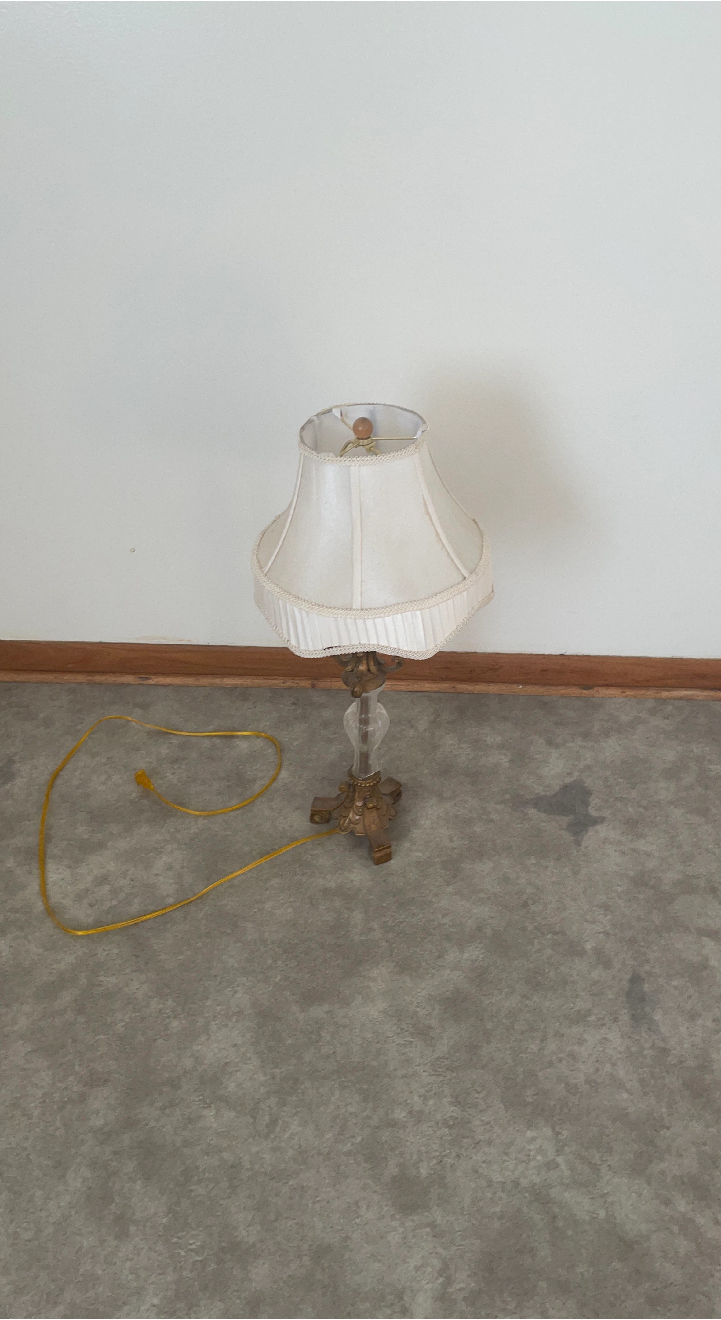 Vintage Table Lamp with Shade