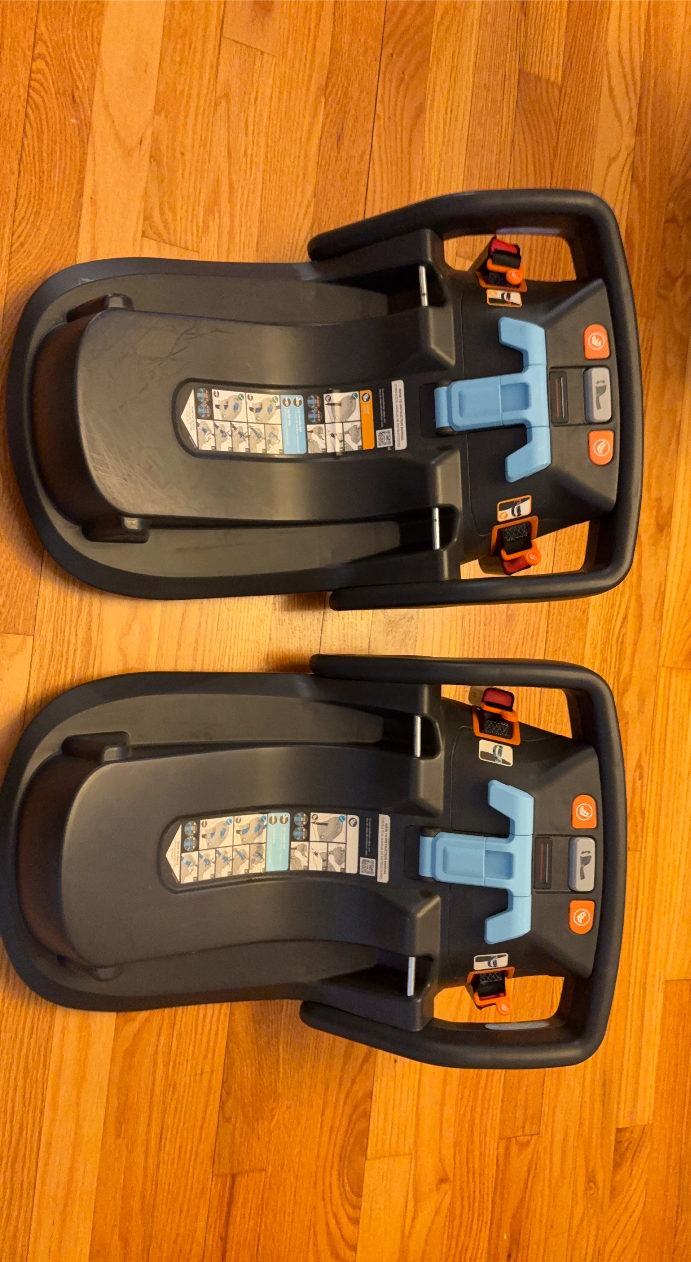 Two UPPABaby Mesa Car Seat Bases