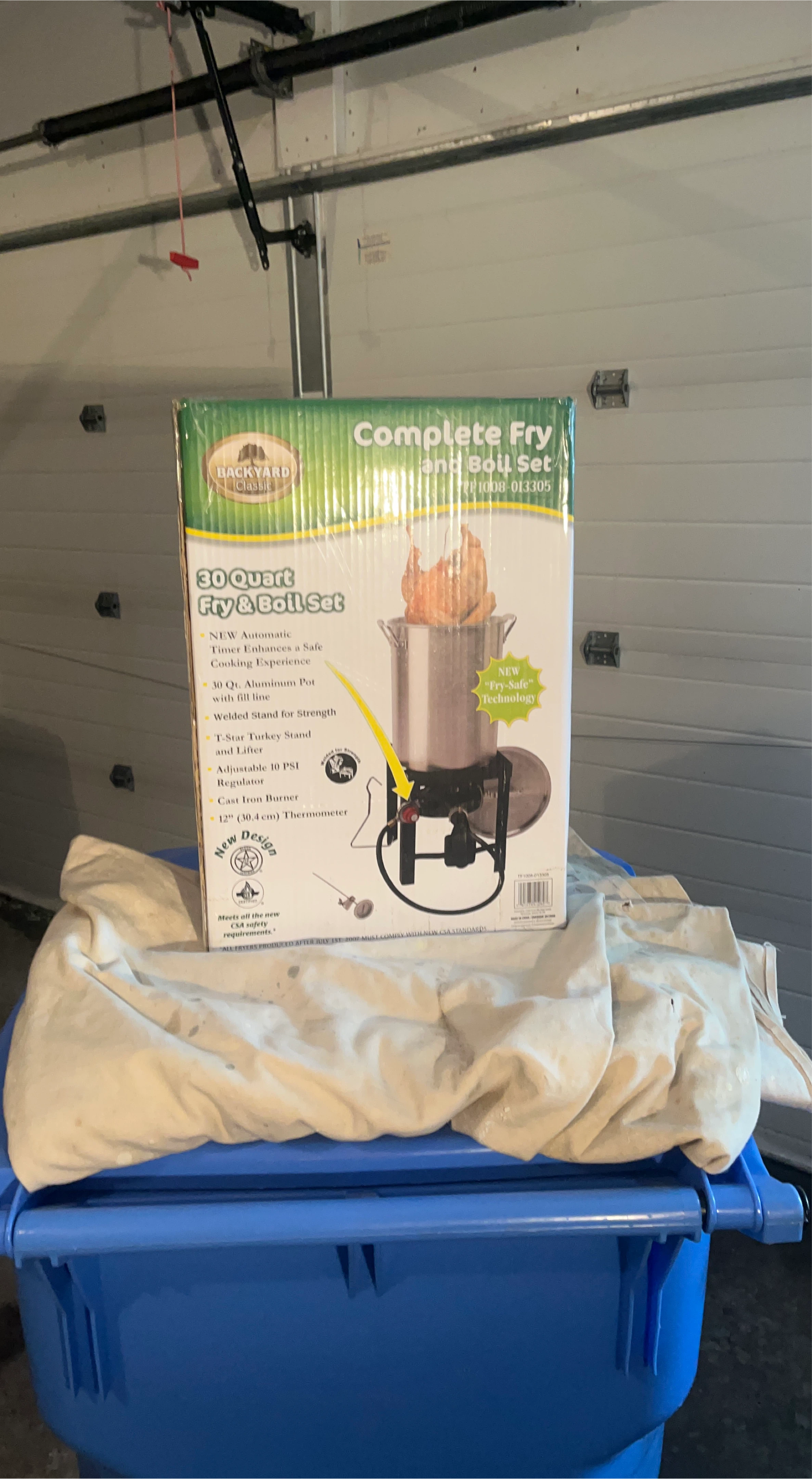 Backyard Classic 30 Quart Fry & Boil Set - New