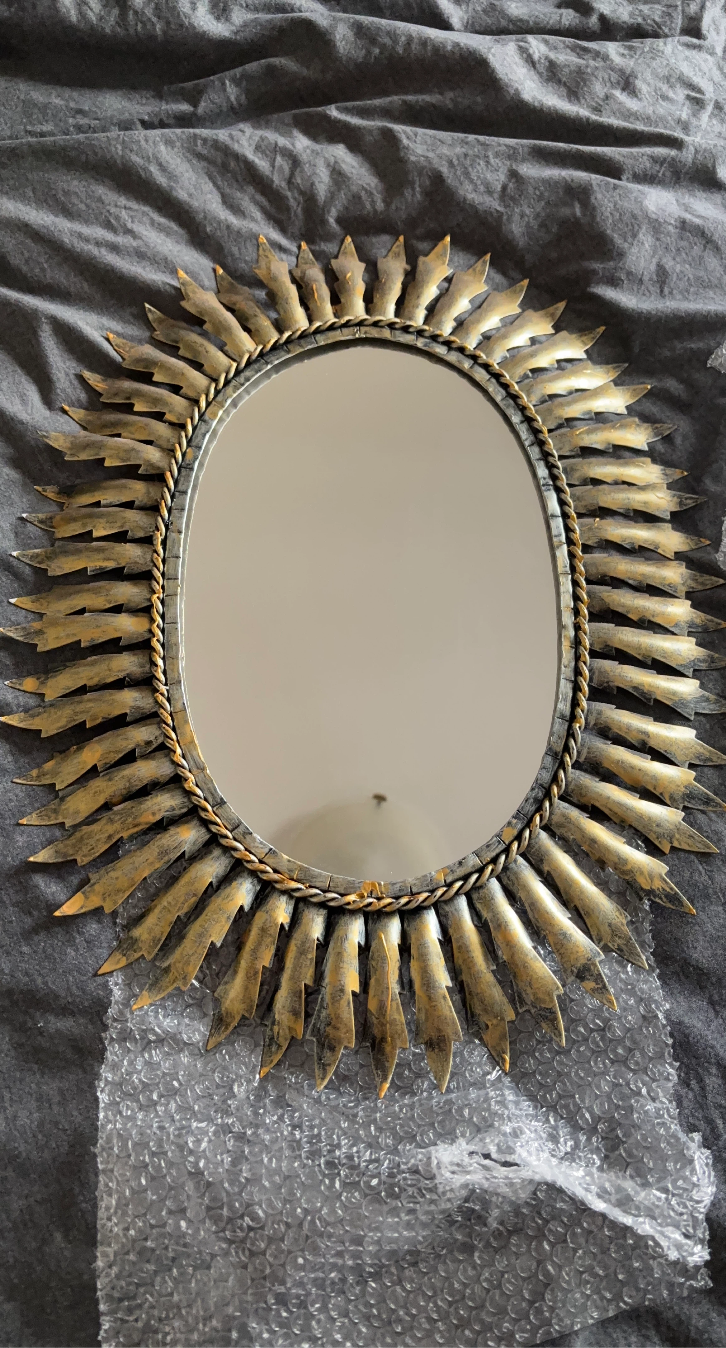 Gold Sunburst Mirror