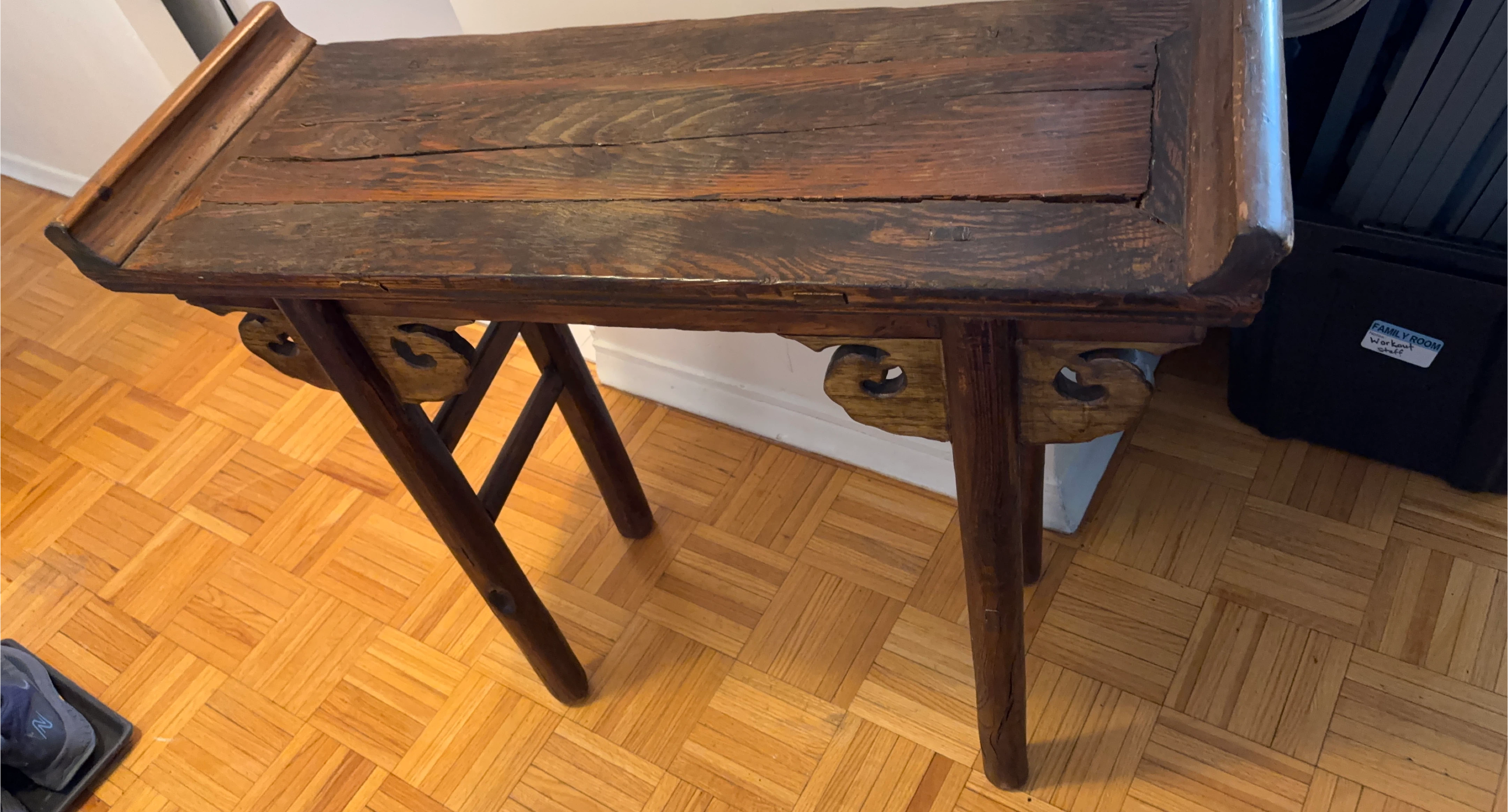 Antique Asian Style Wooden Table