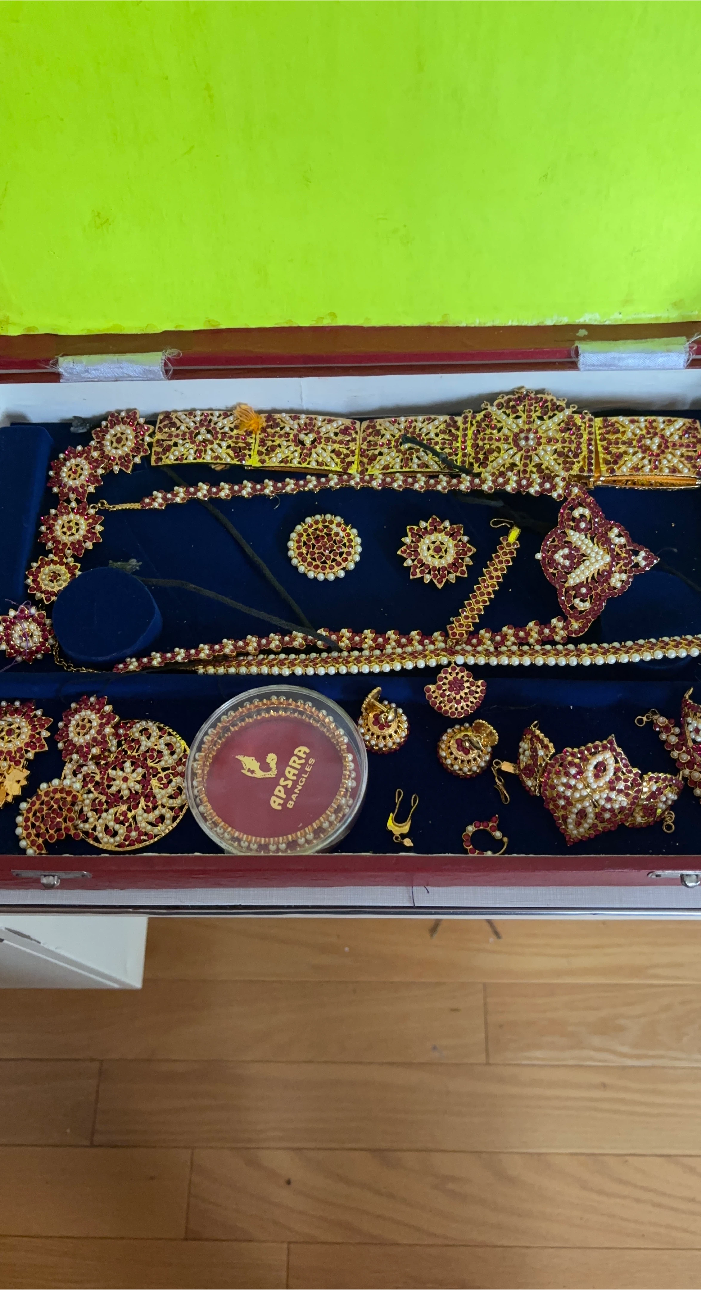 22k gold plated Indian dance Set