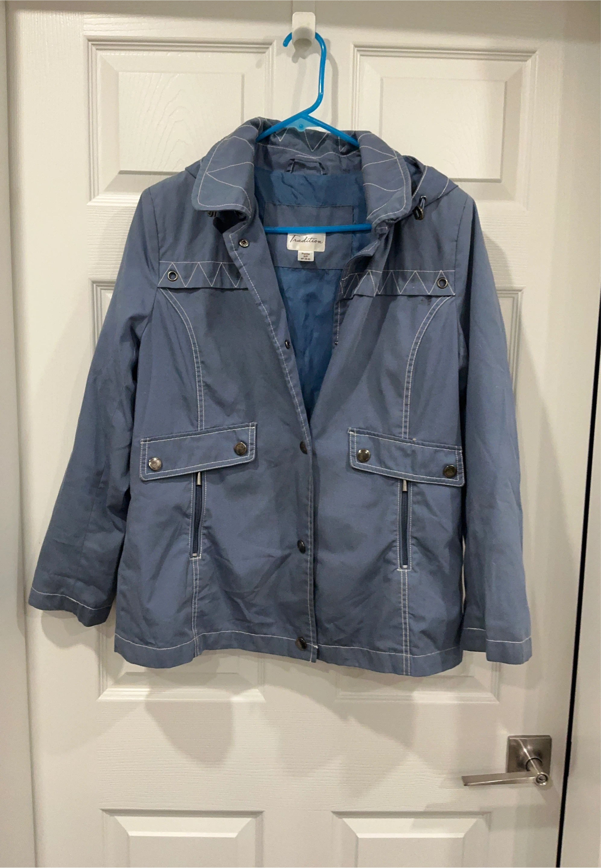 Tradition Petite Blue Jacket - Size SP (4-6)