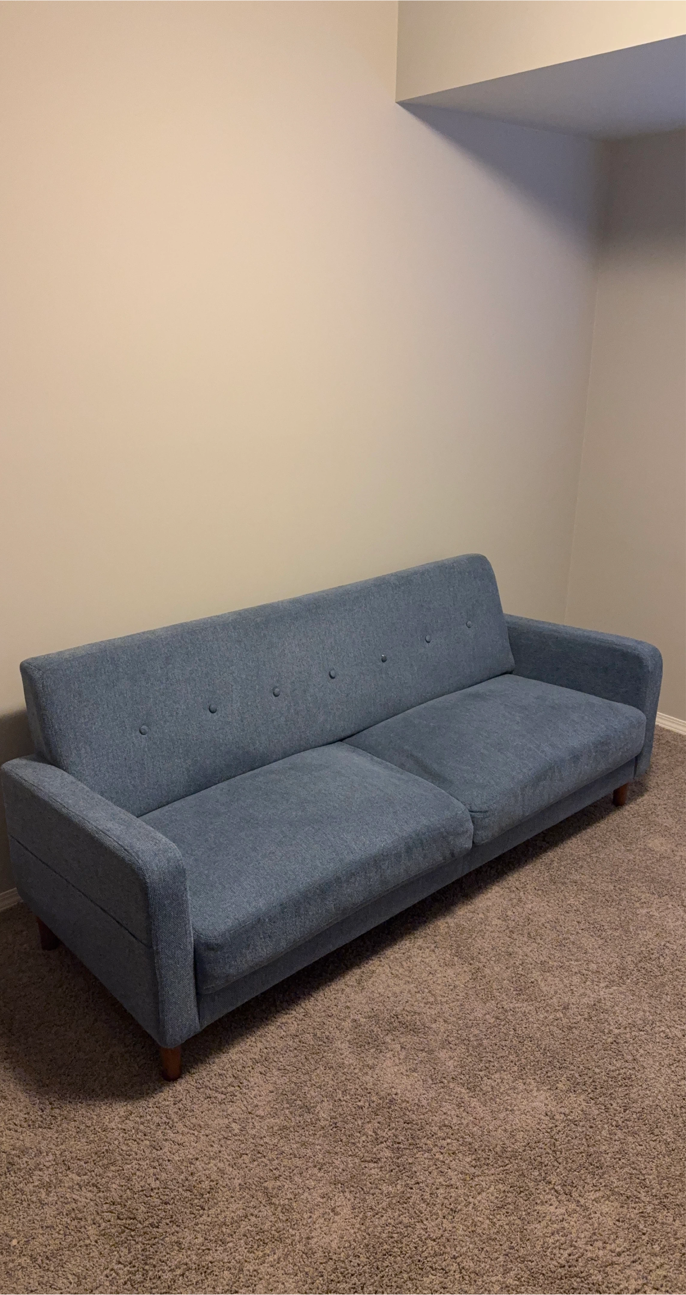 Blue Fabric Sofa