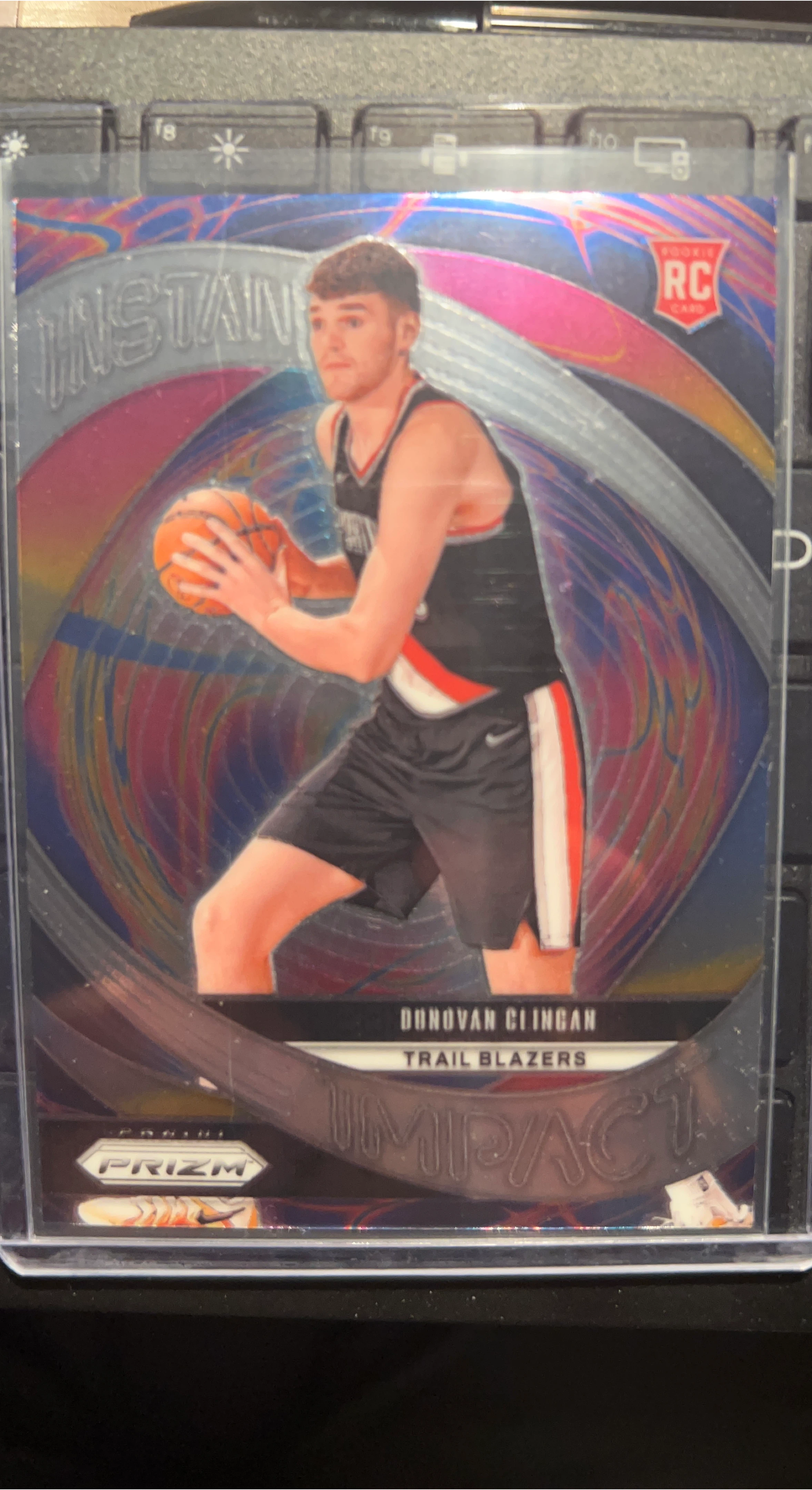 Donovan Clingan Trail Blazers Prizm Rookie Card
