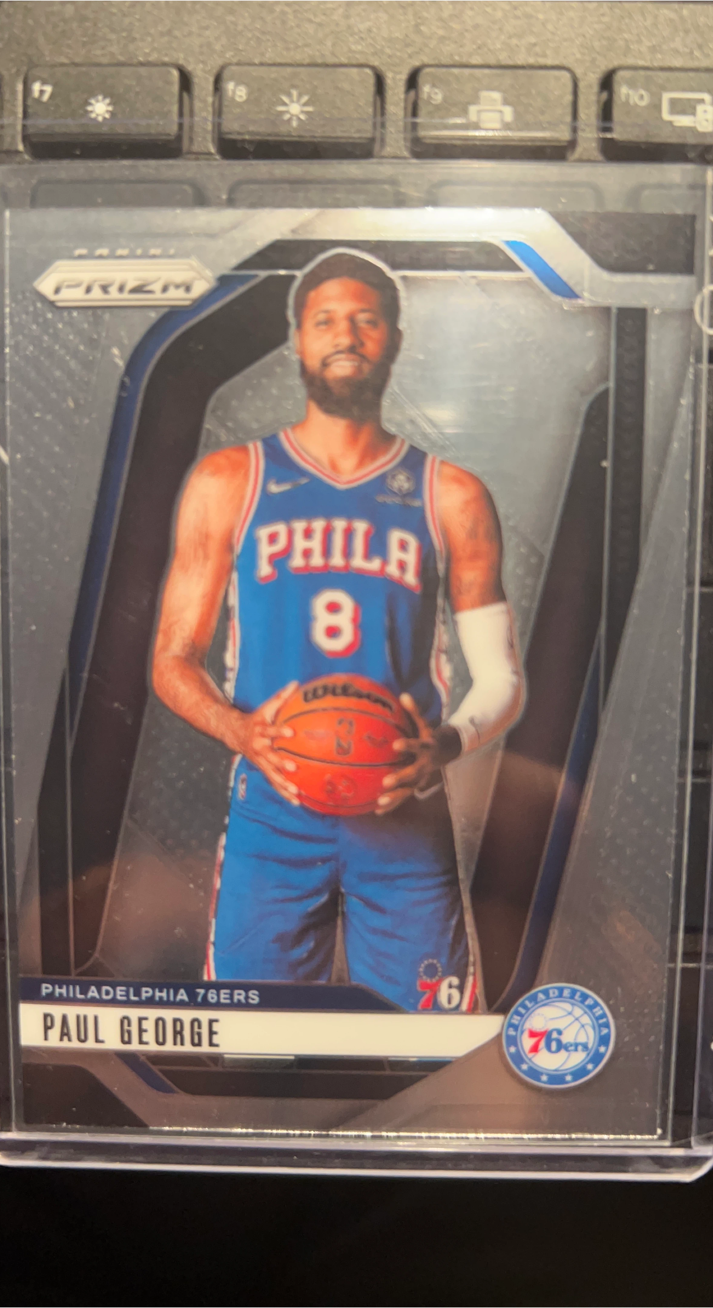 Paul George Panini Prizm Philadelphia 76ers Card
