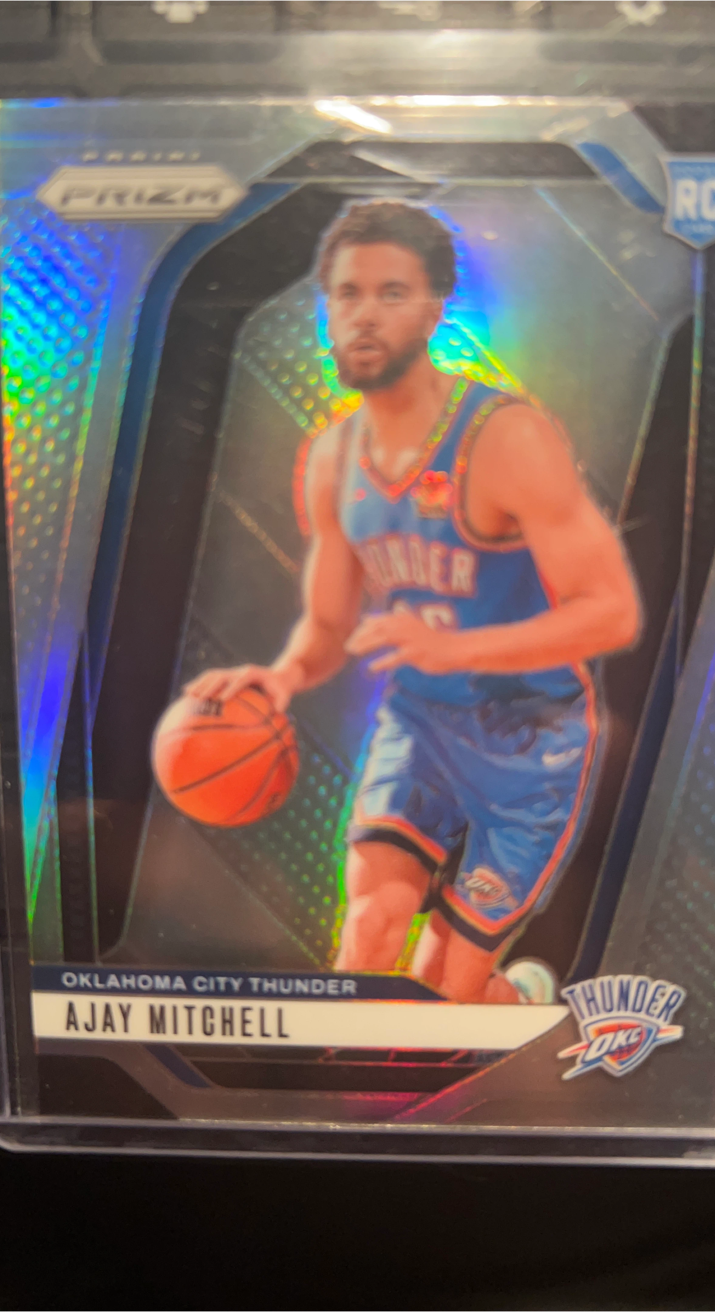 Ajay Mitchell Oklahoma City Thunder Prizm Rookie Card