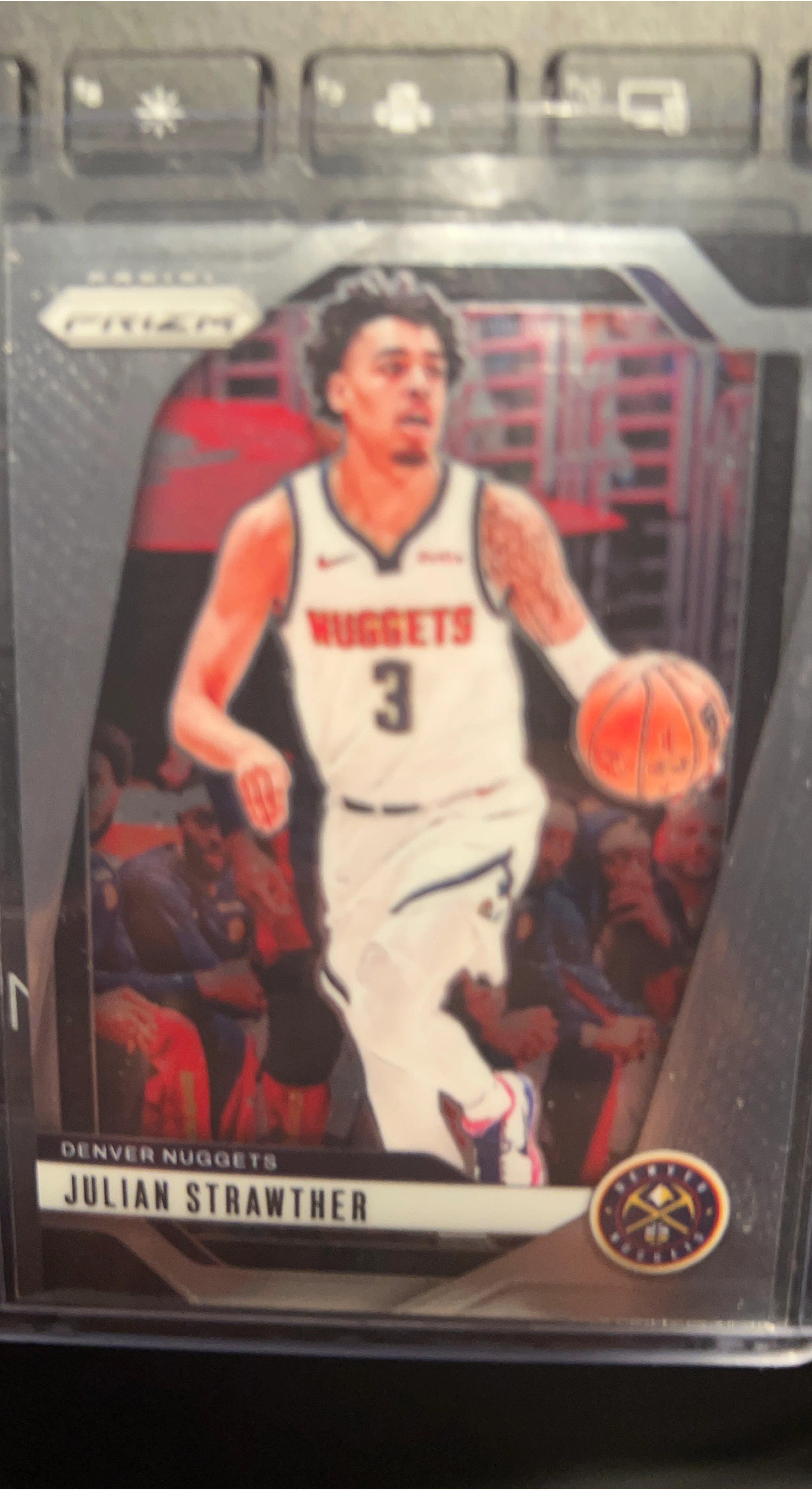 Julian Strawther Denver Nuggets Prizm Card