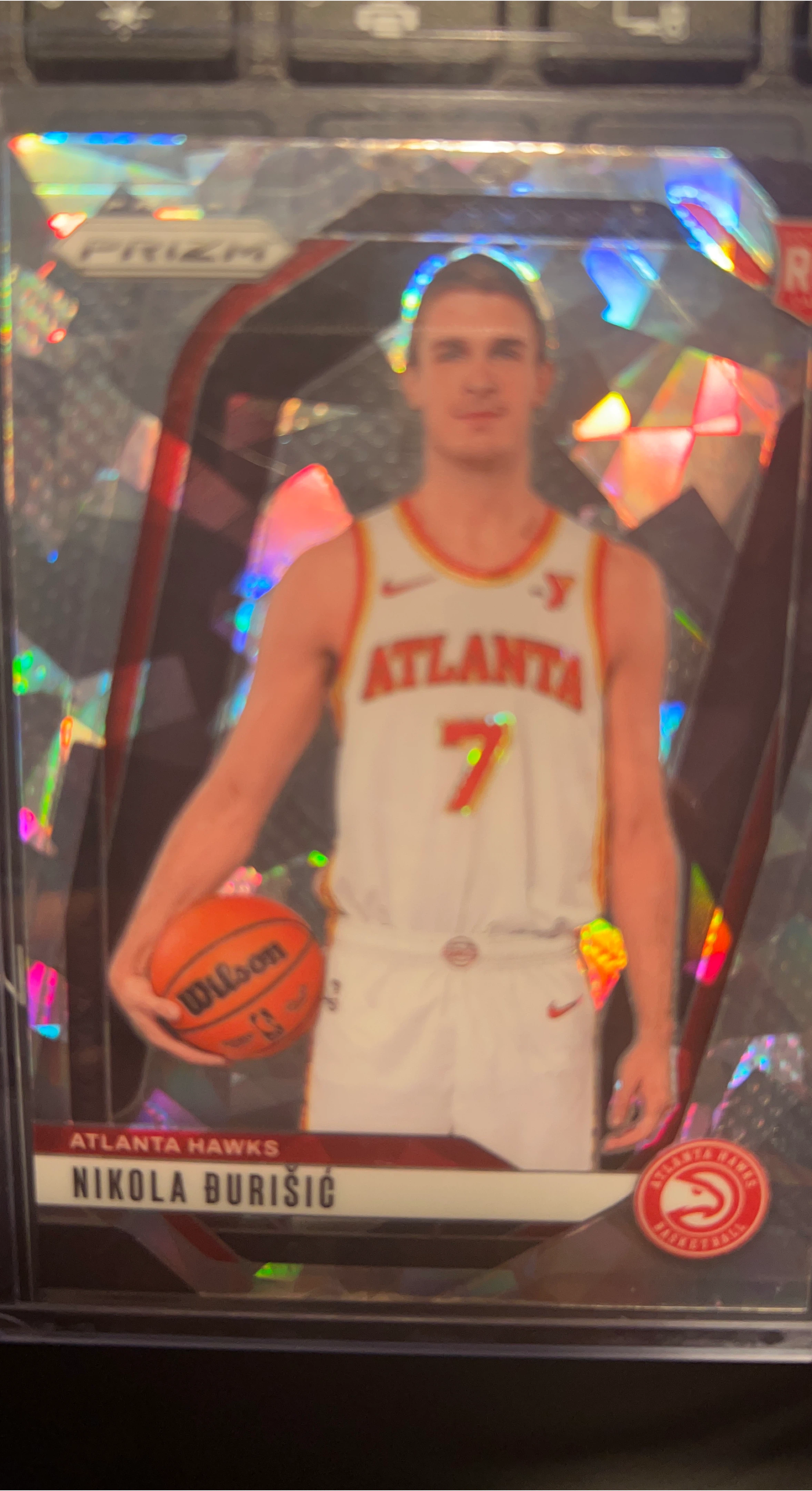 Nikola Burisic Atlanta Hawks Prizm Rookie Card
