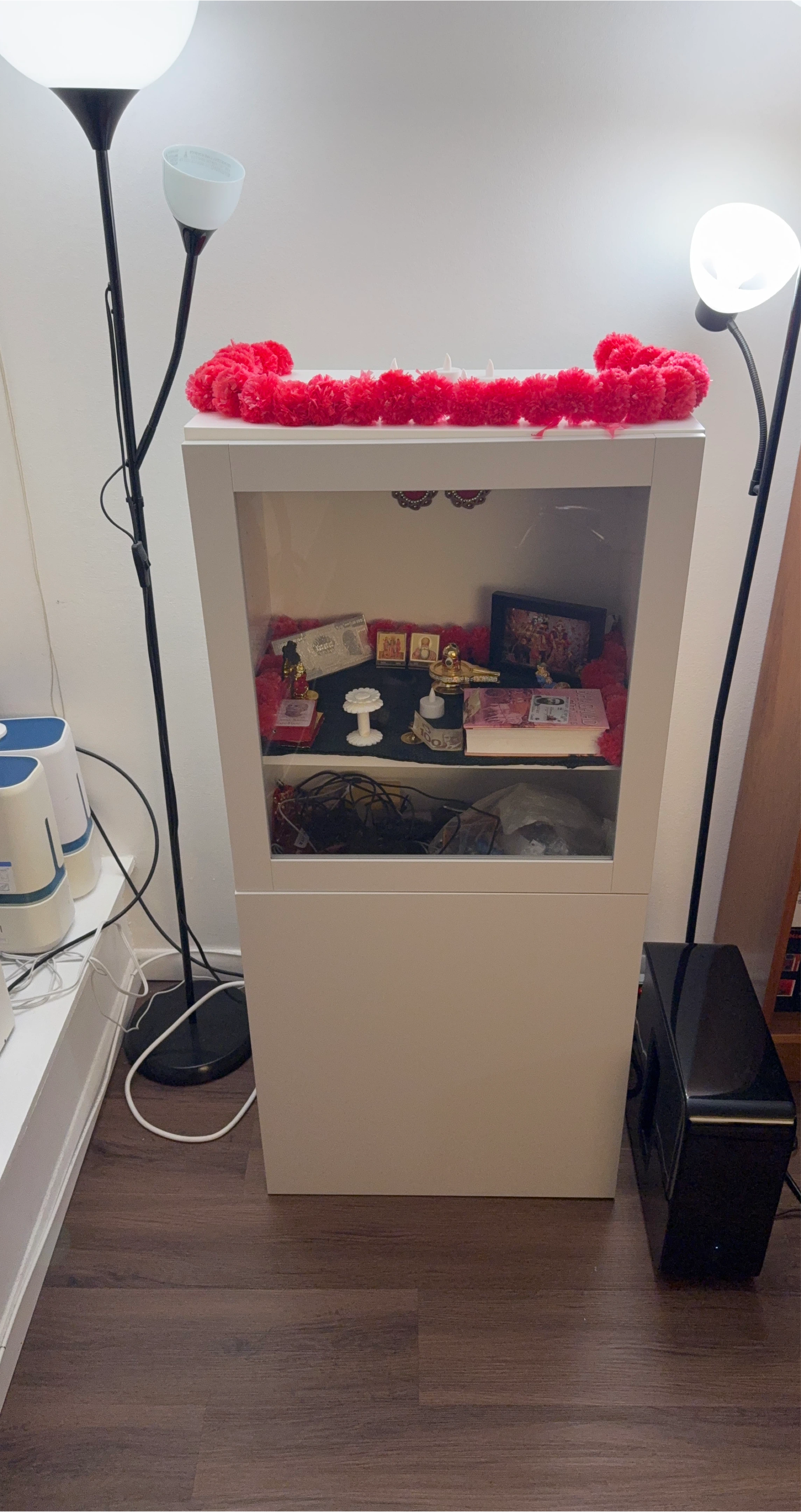White Display Cabinet