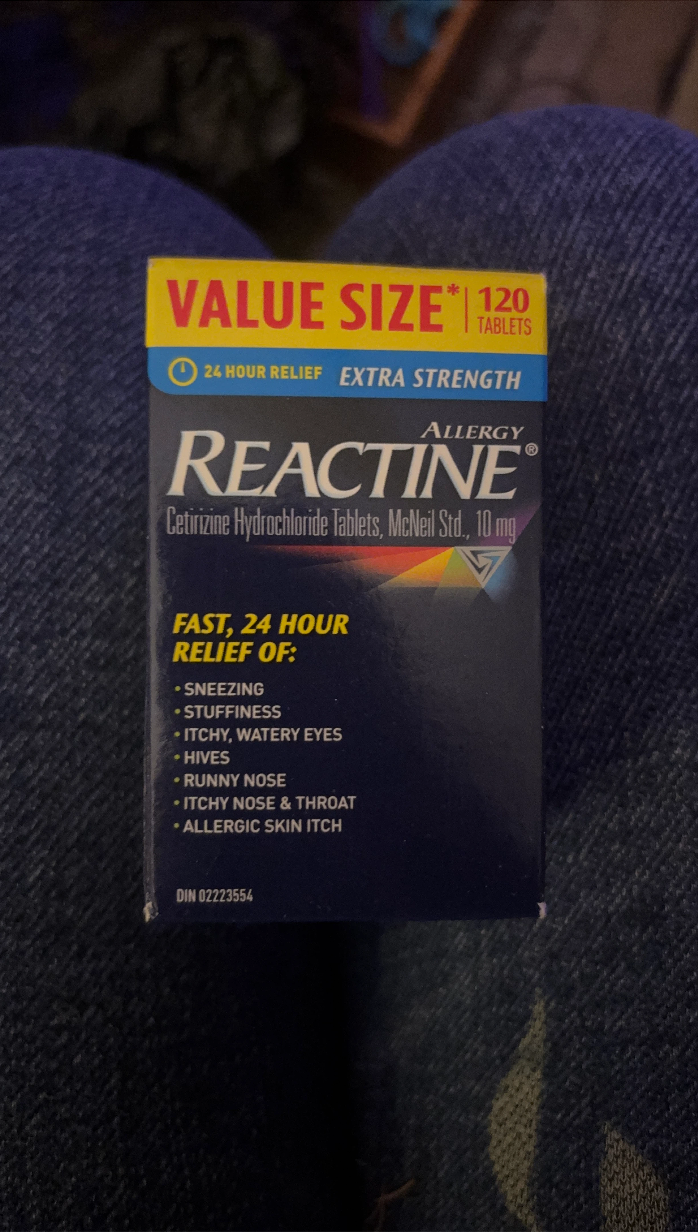 Reactine Allergy Extra Strength 120 Tablets