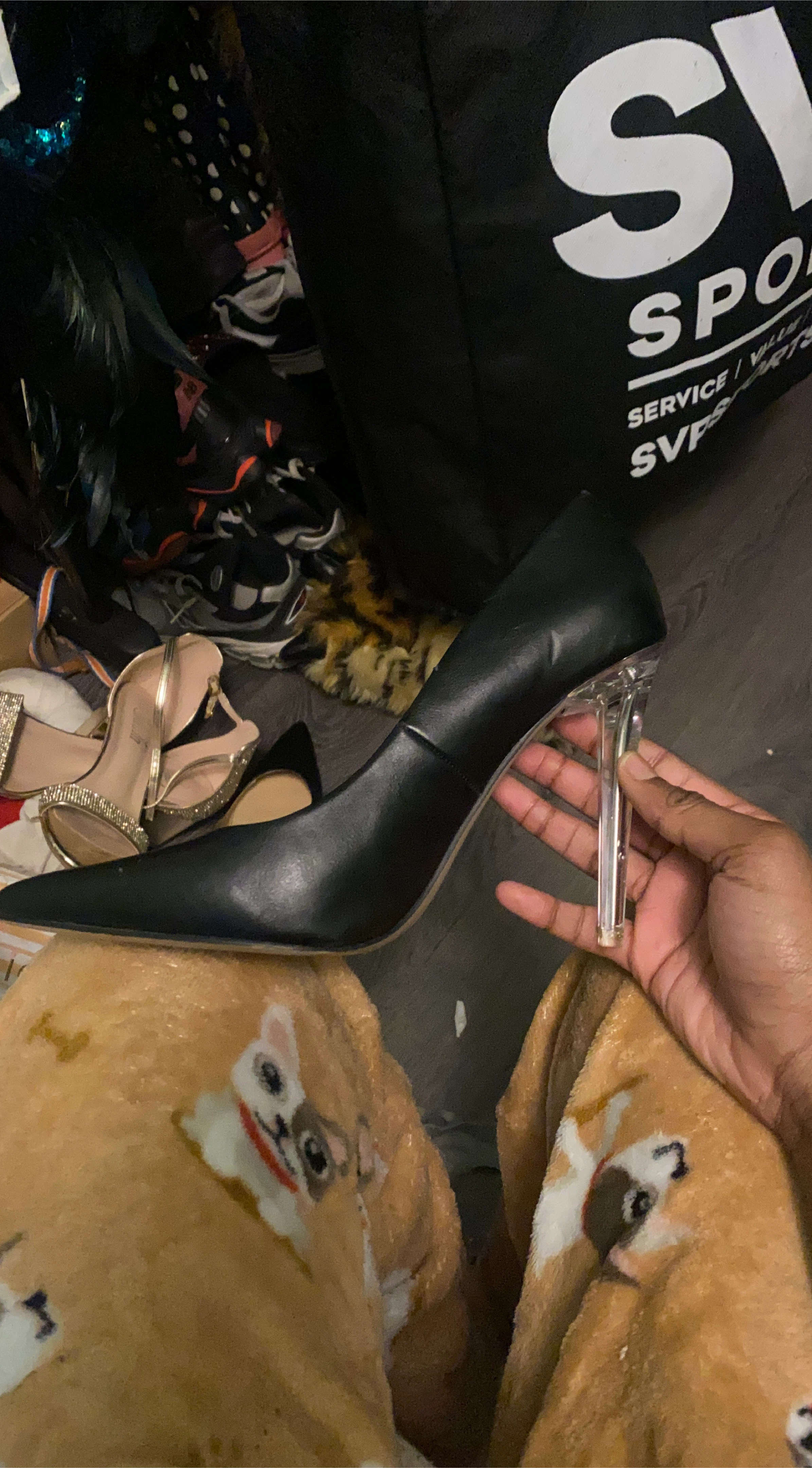 ShoeDazzle Black Heels