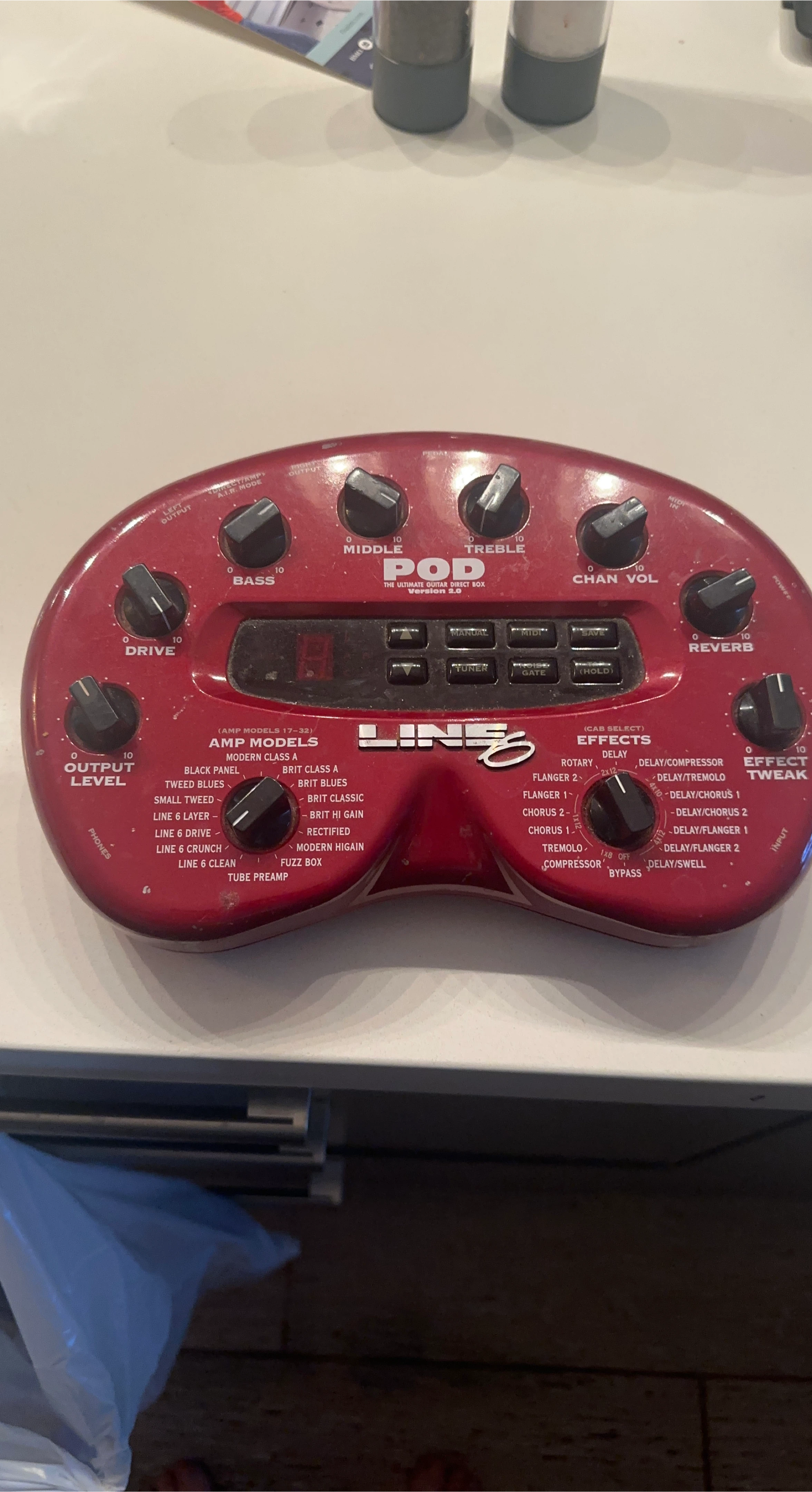 Line 6 POD Version 2.0 Guitar Effects Box