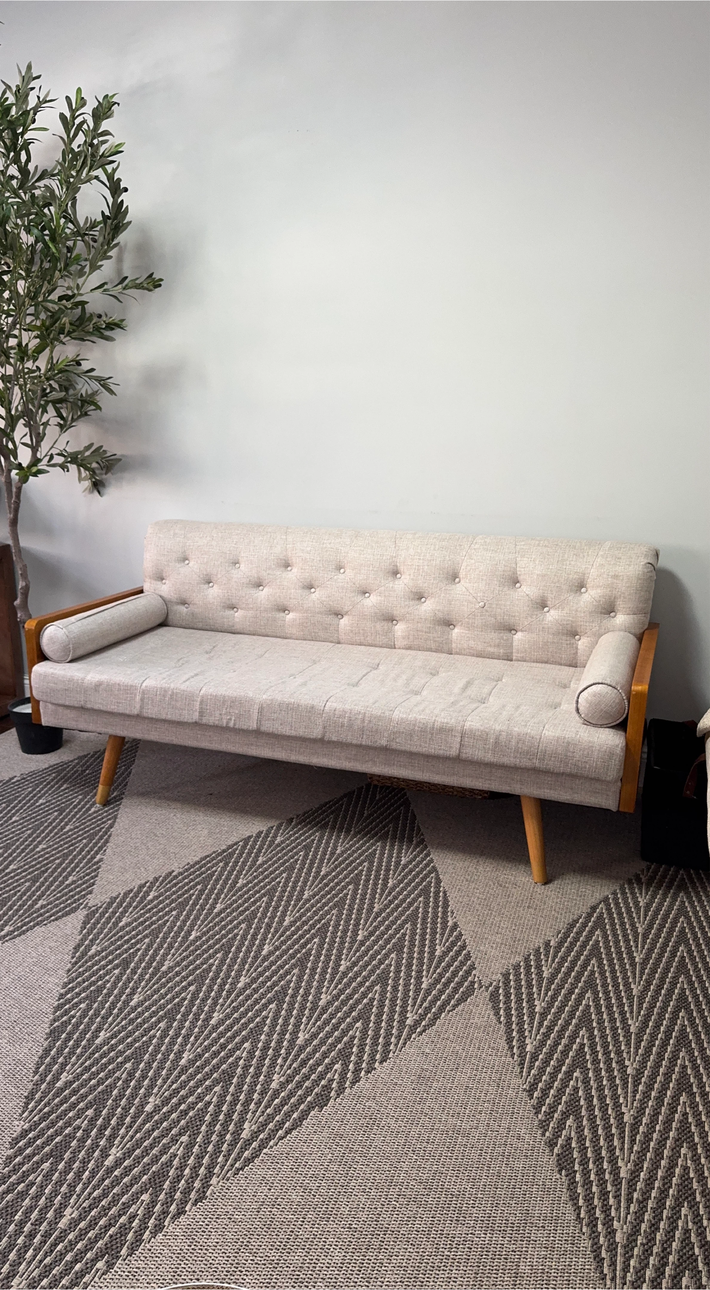 Mid-Century Modern Sofa and Loveseat Set