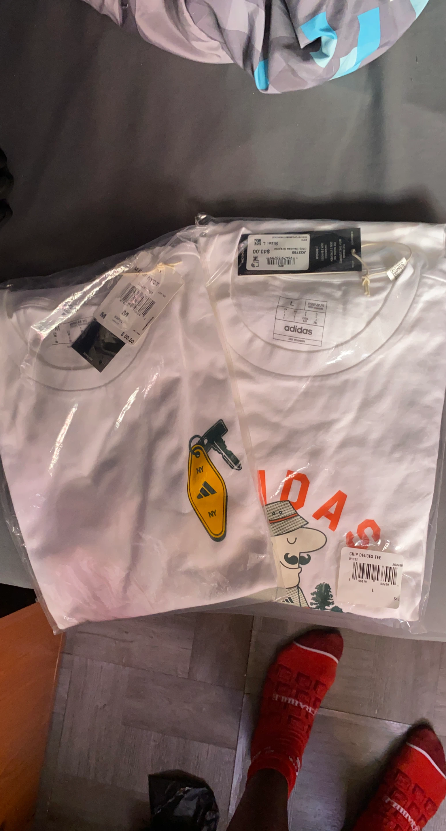 Adidas Chip Deefer Tee White Size L (Cash Only)