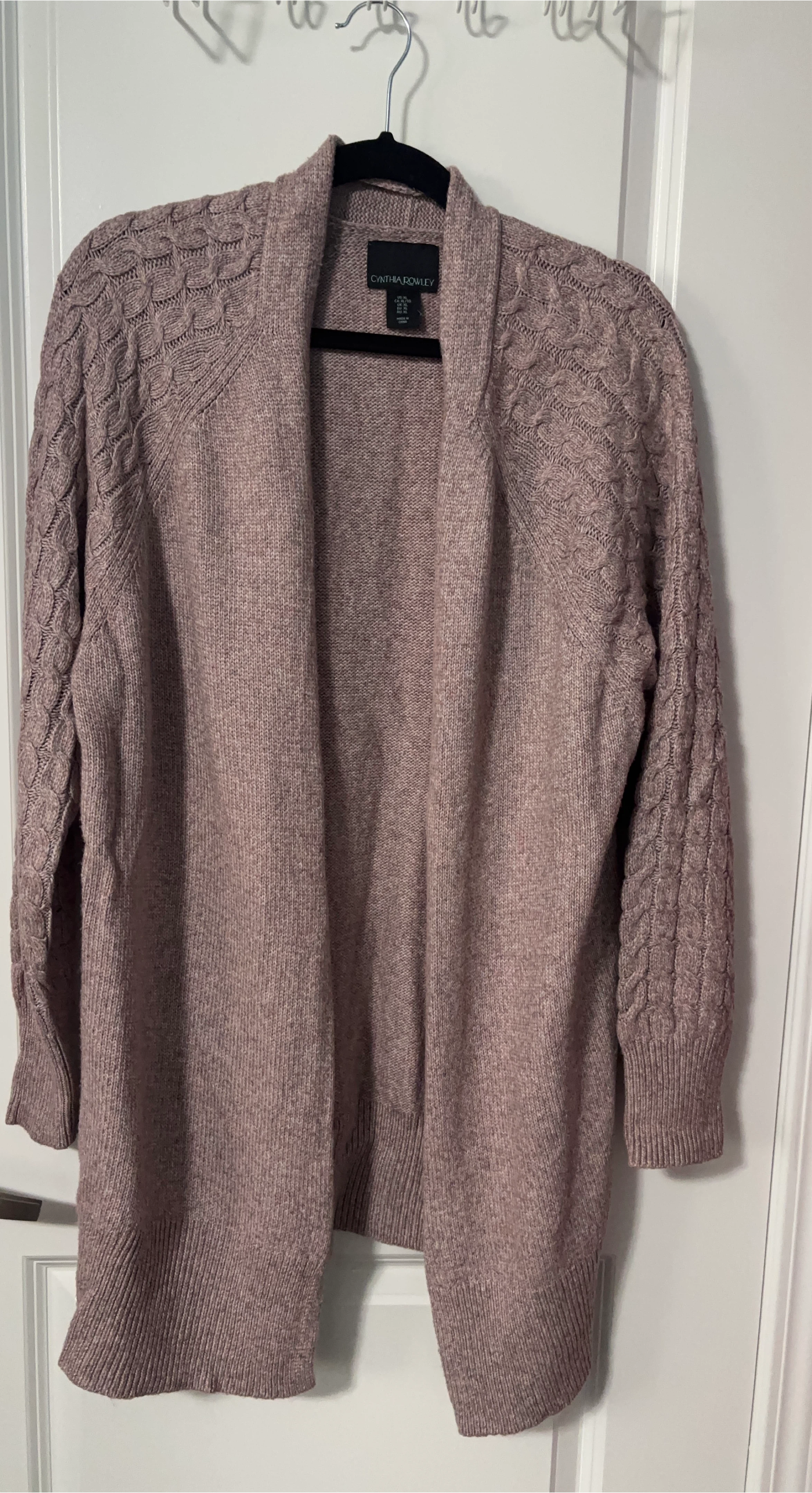 Cynthia Rowley Cardigan Sweater, Size XL