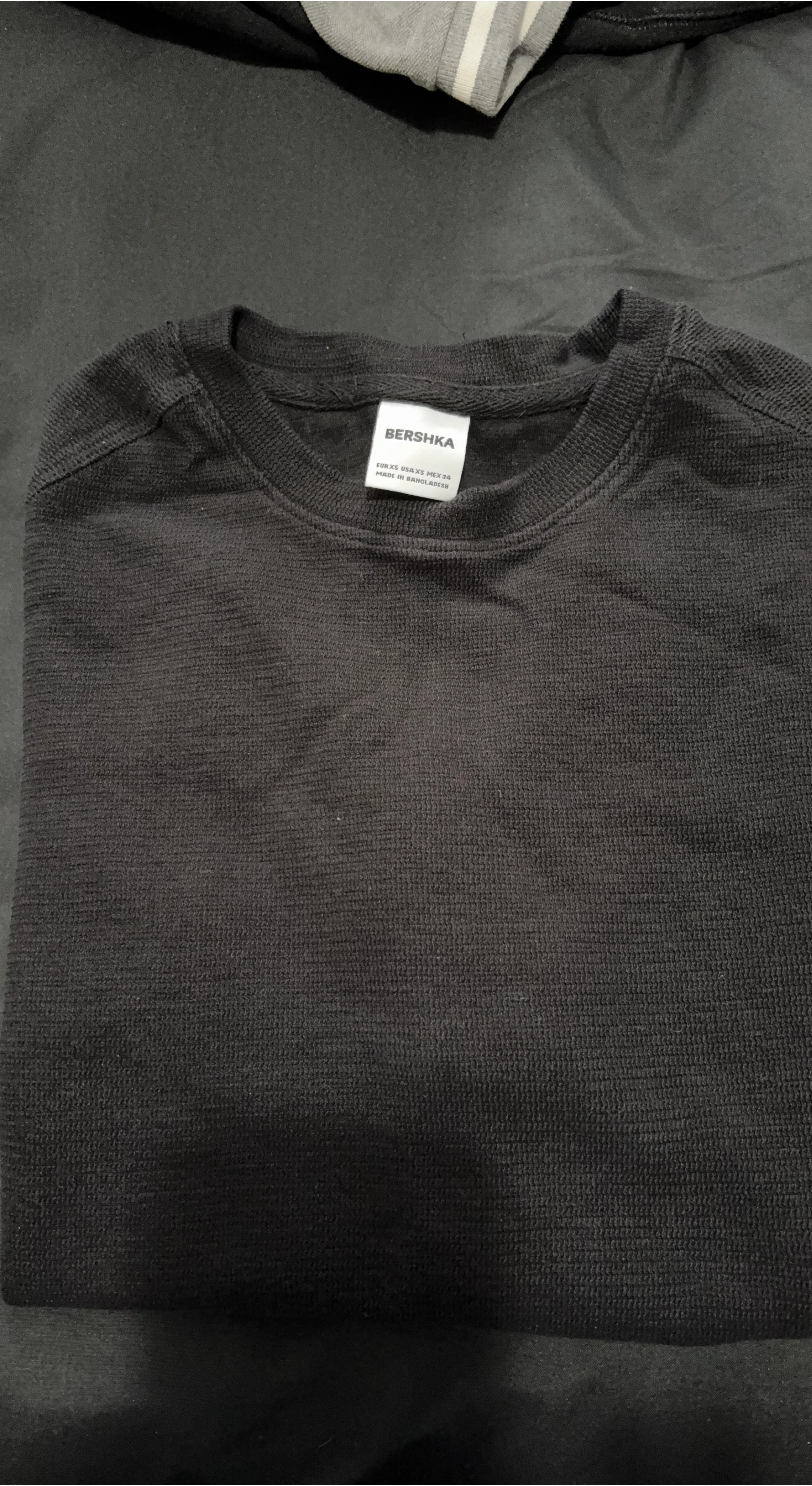 Bershka Black Long Sleeve Top Size XS