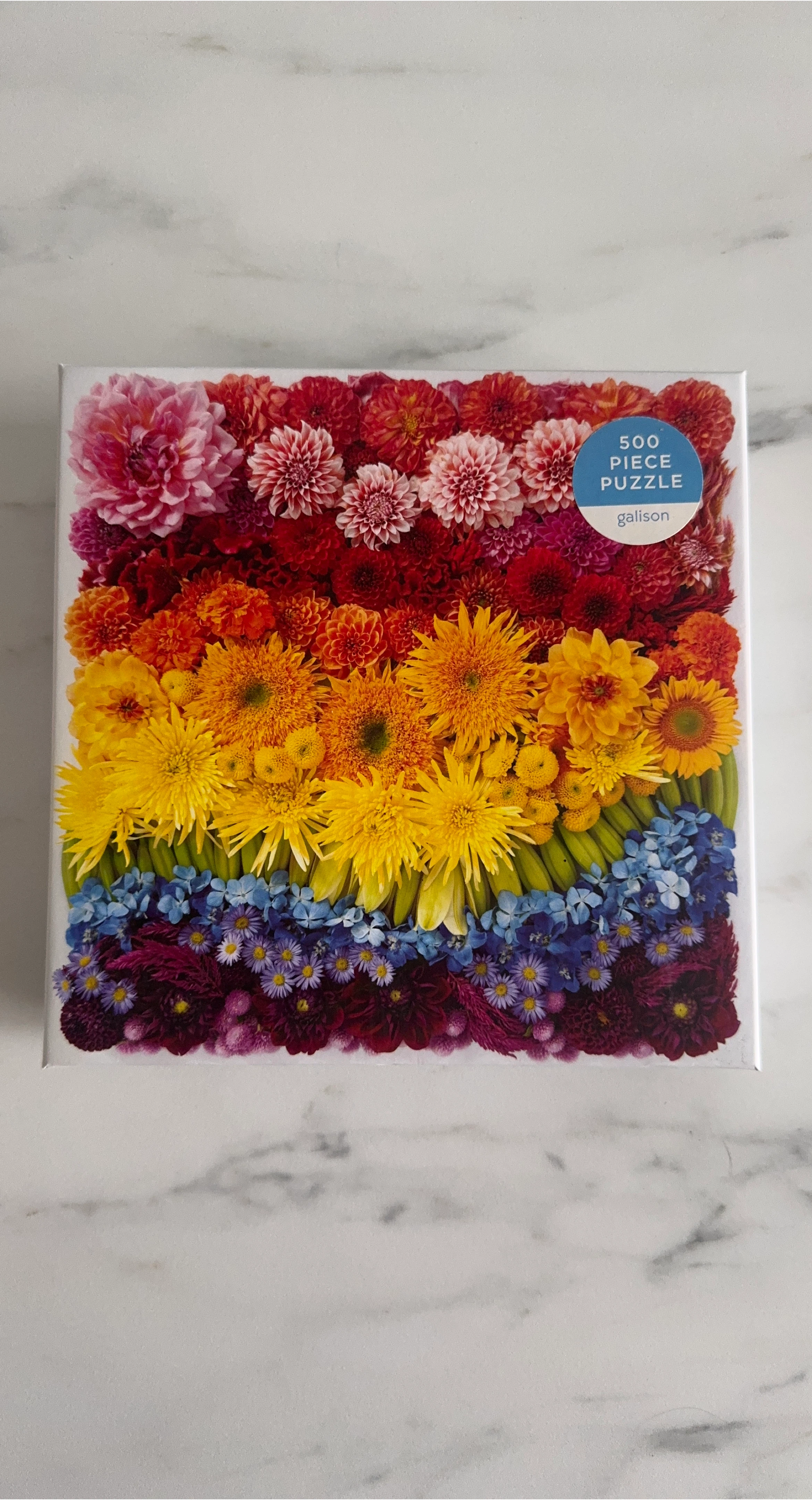 Galison Flowers 500 Piece Puzzle