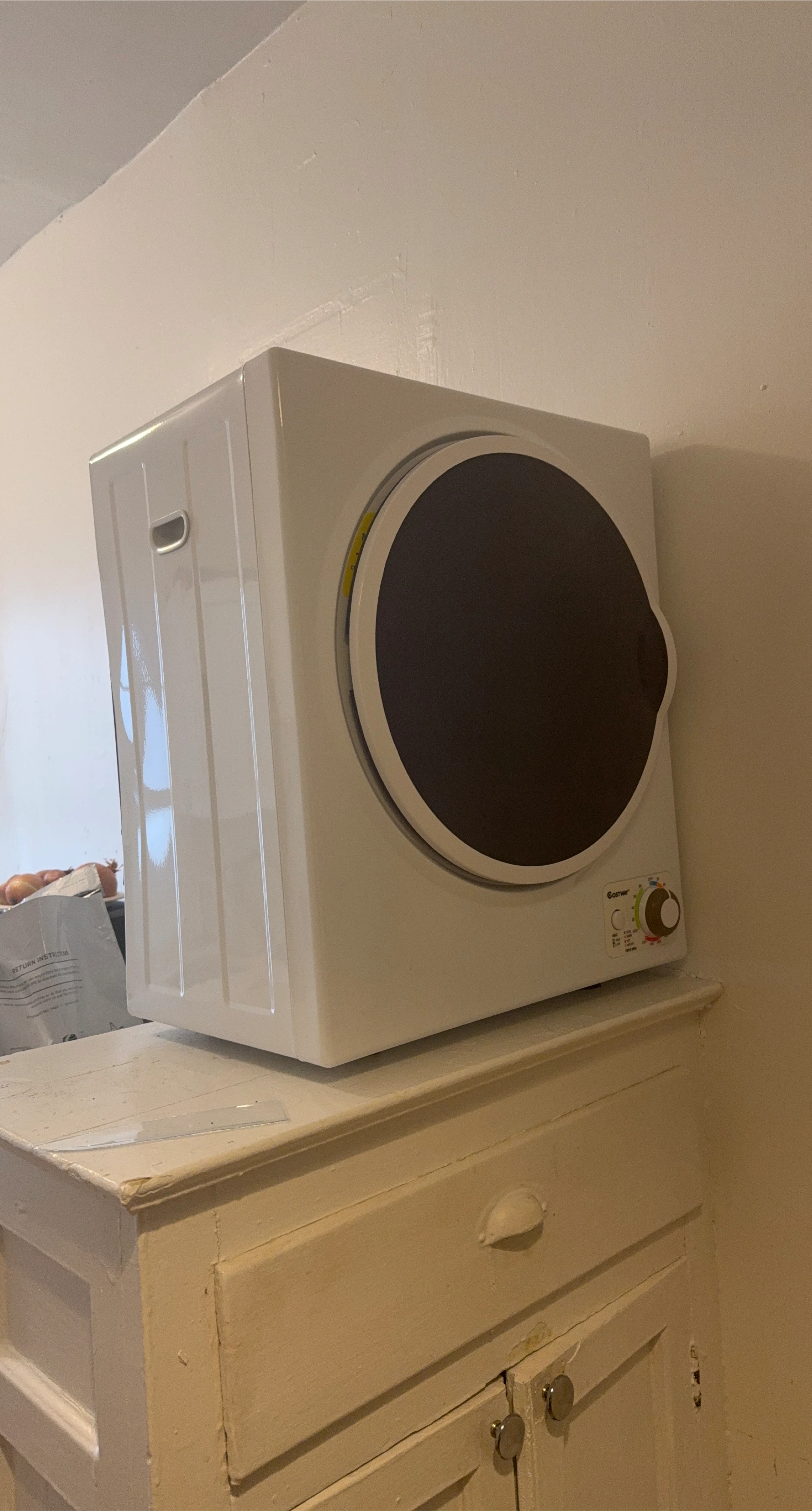 COSTWAY Compact Laundry Dryer