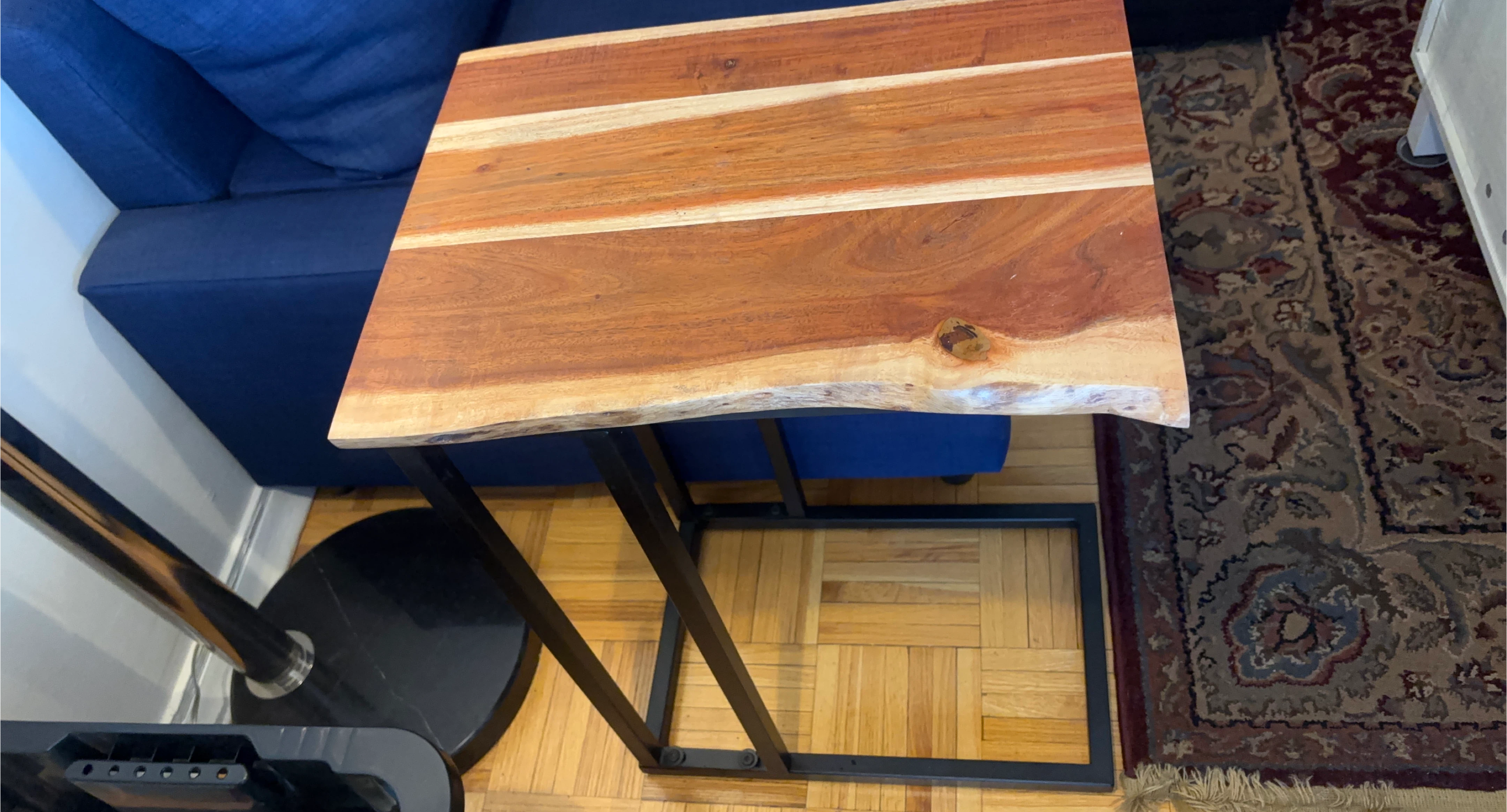 Live Edge Wood Side Table