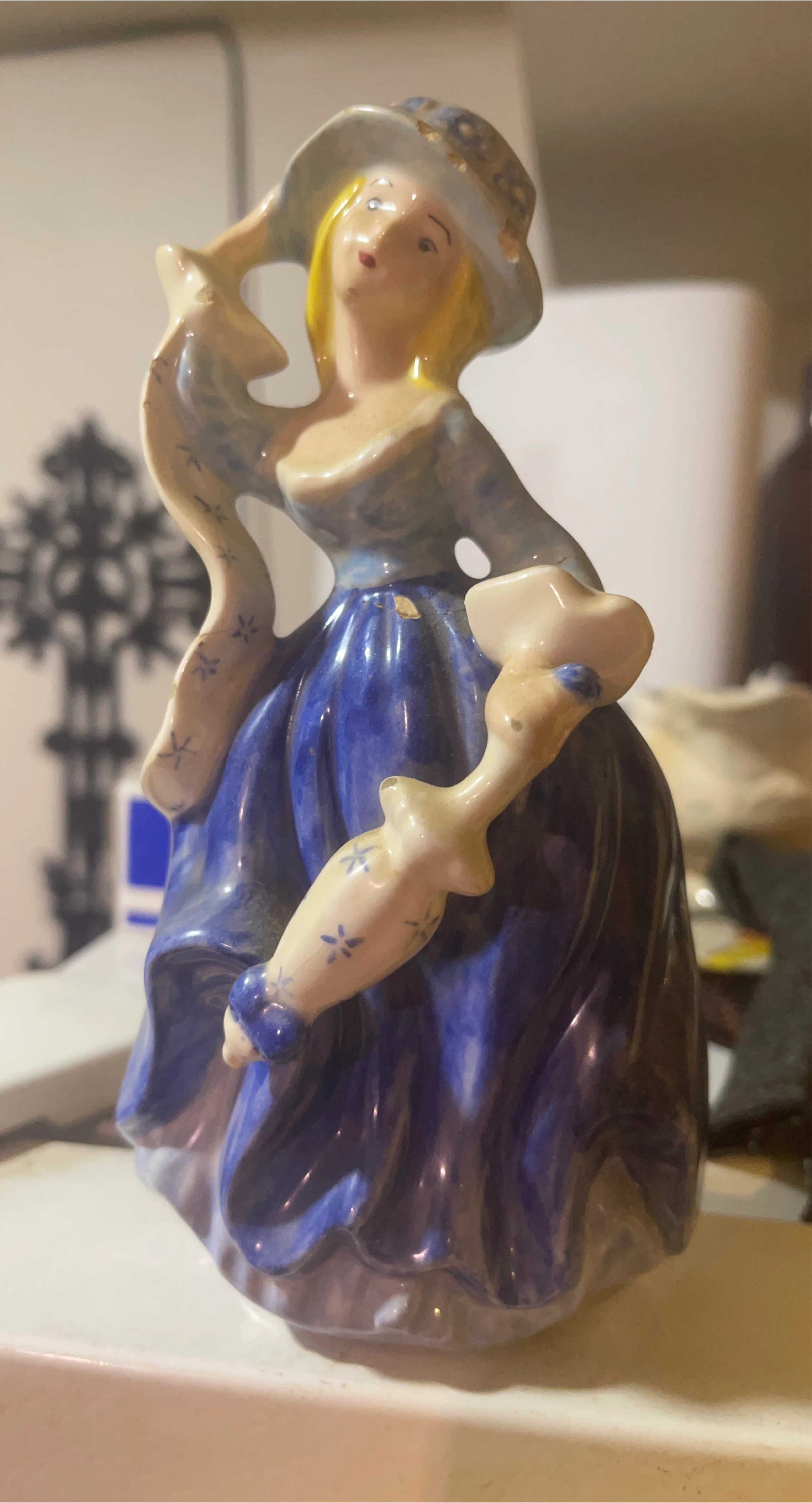 Vintage Lenox Figurine - Blue Dress