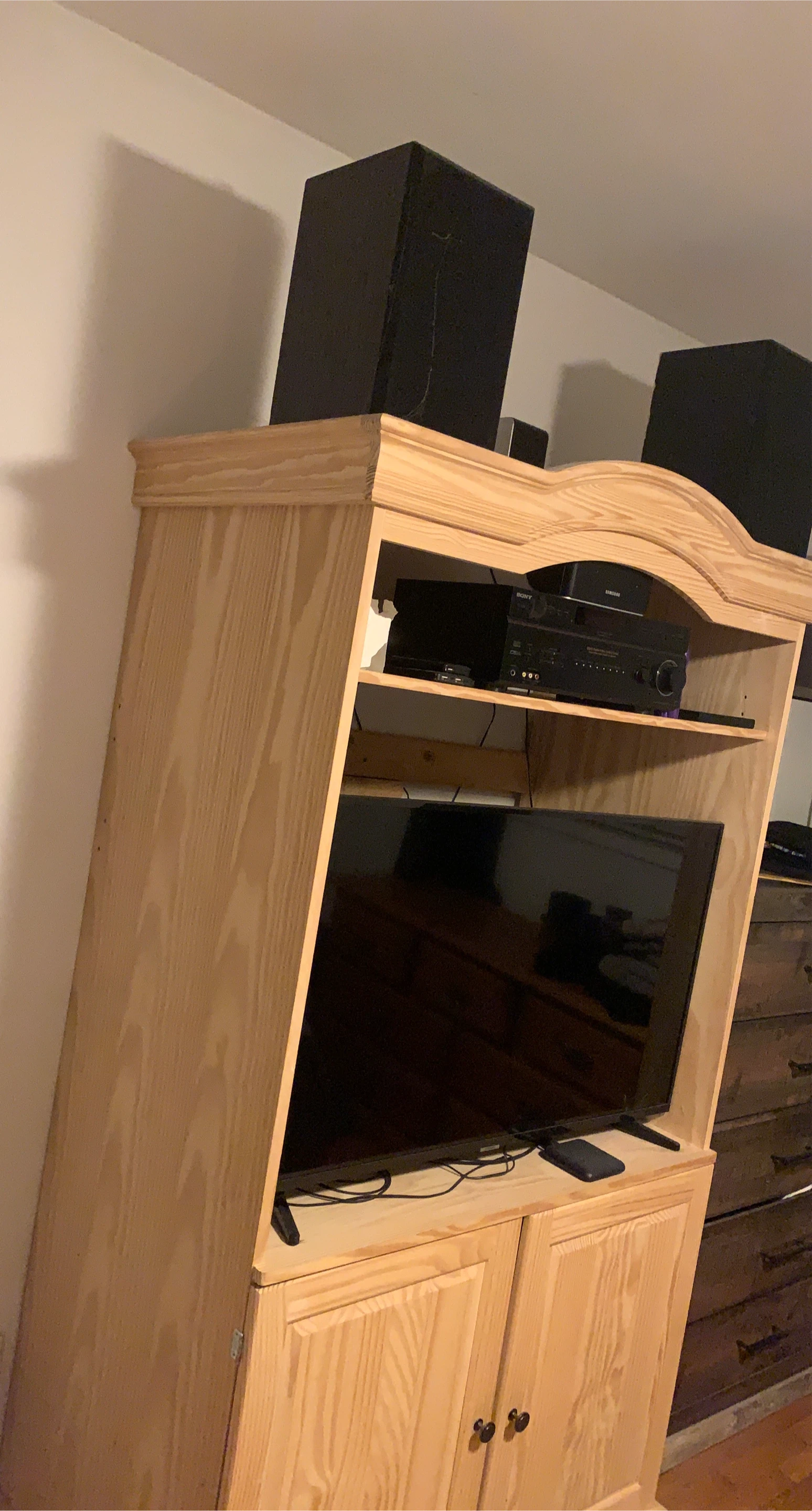 Wooden Entertainment Center