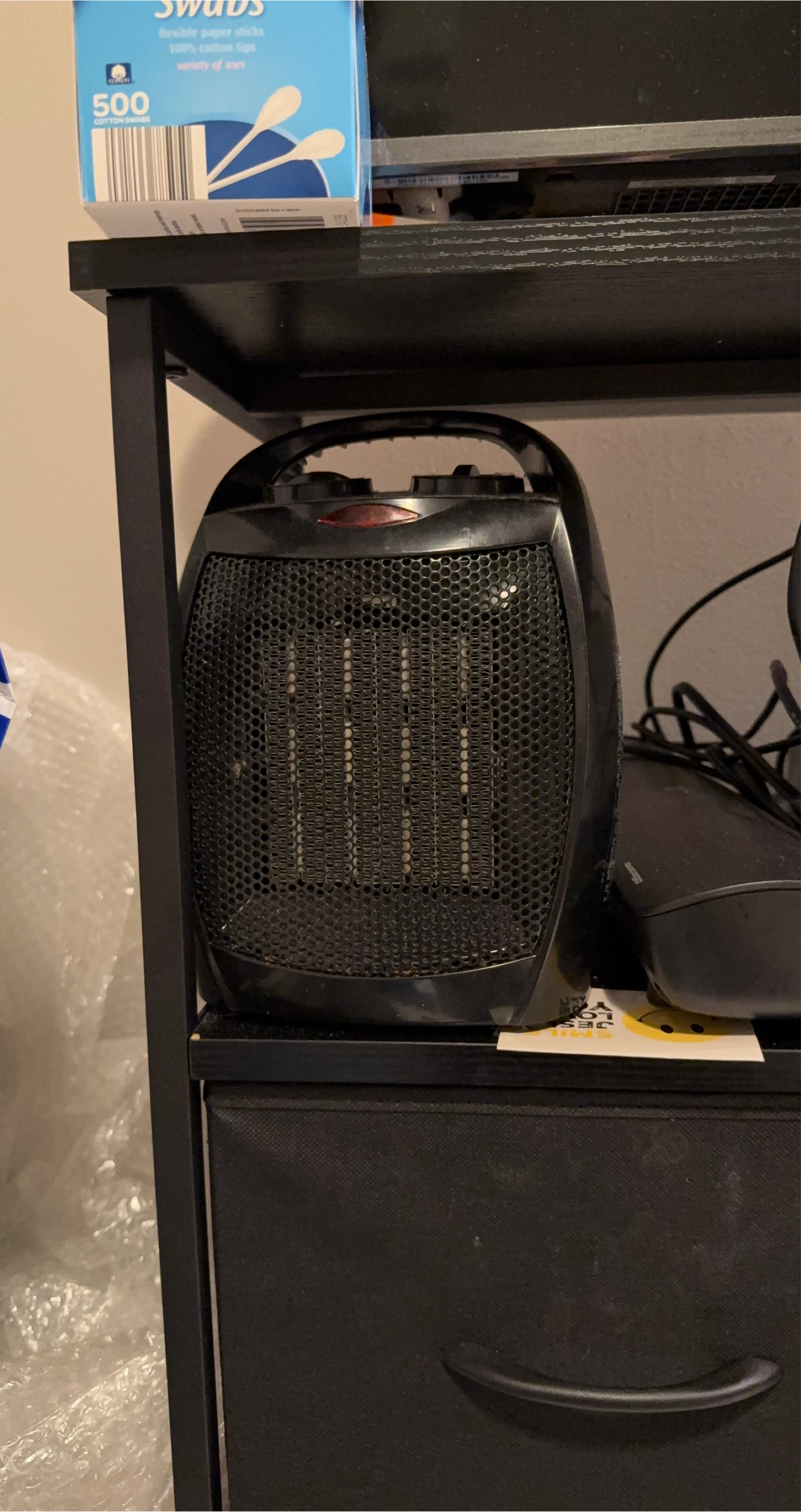 Black Portable Space Heater