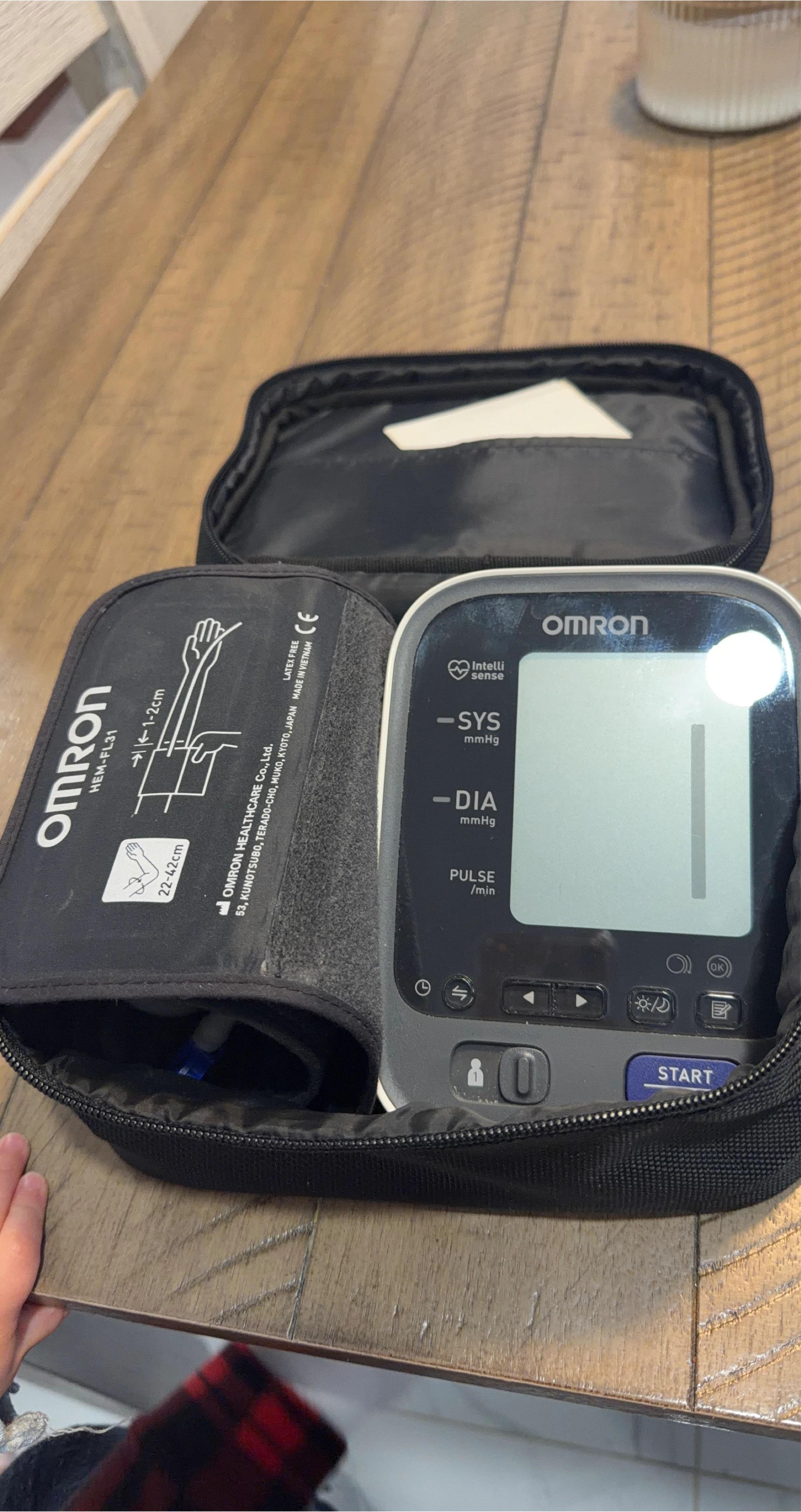Omron Blood Pressure Monitor HEM-FL31