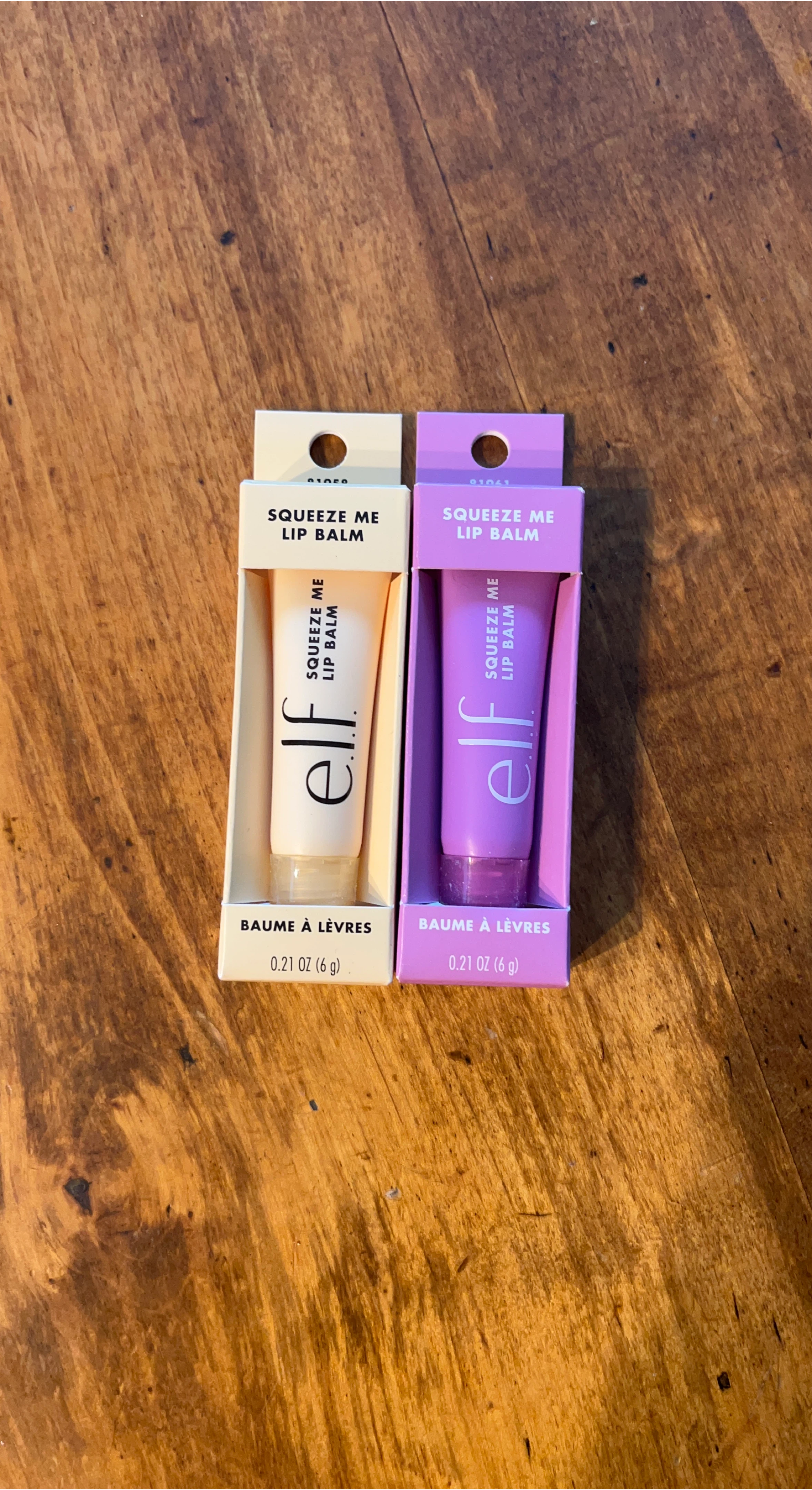 e.l.f. lip balm duo - grape & vanilla
