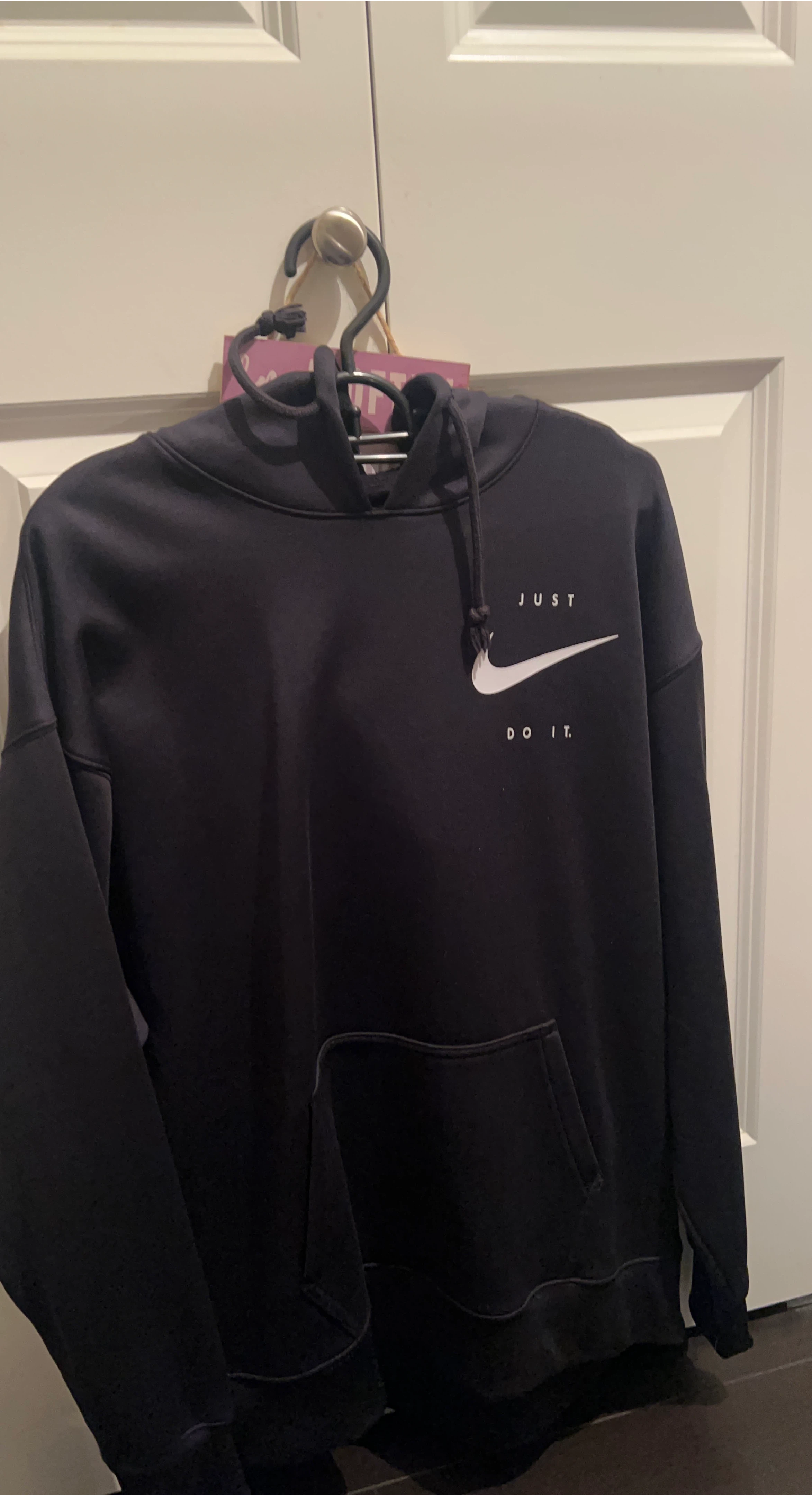 Nike Black Hoodie - Just Do It