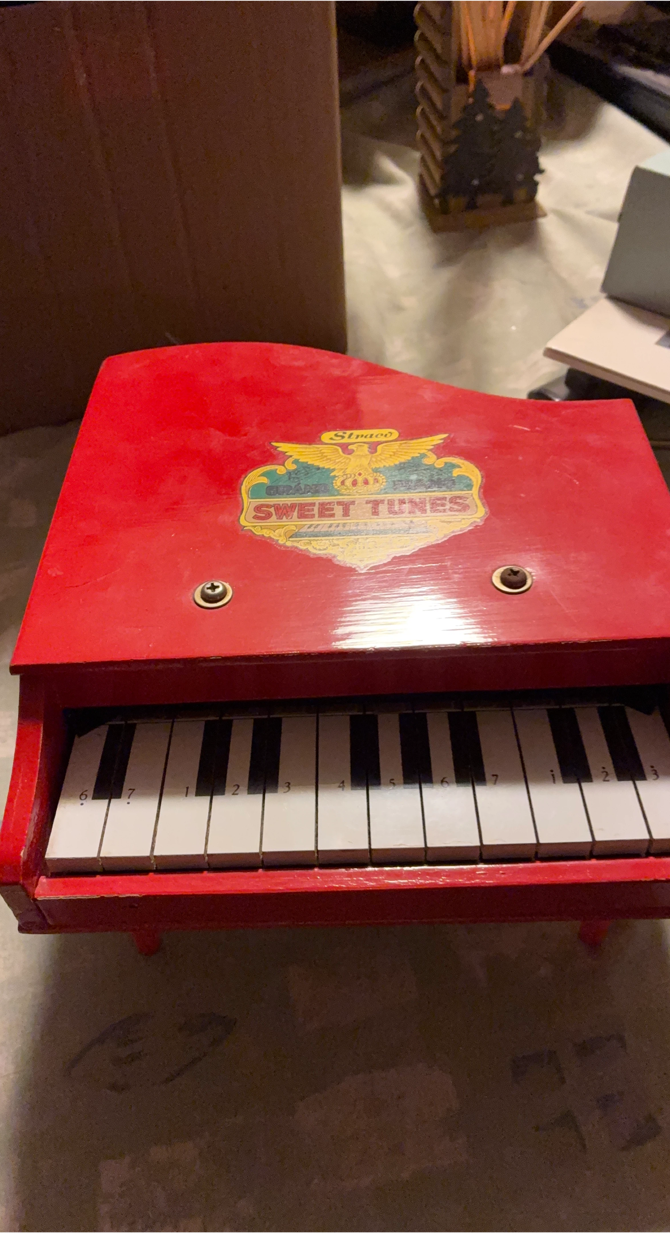 Strauss Sweet Tunes Toy Piano - Red