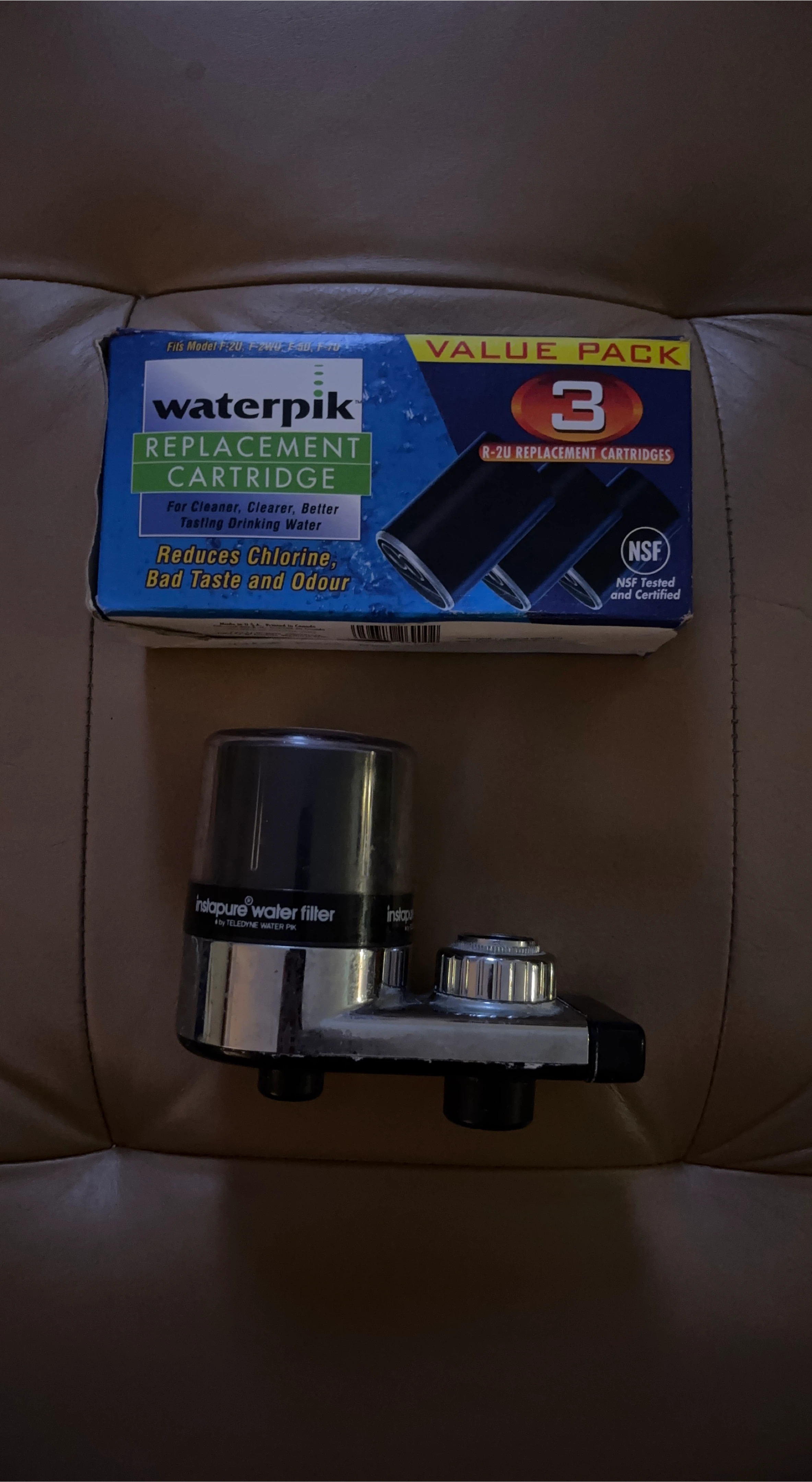 Waterpik Instapure Water Filter + 3 Cartridges