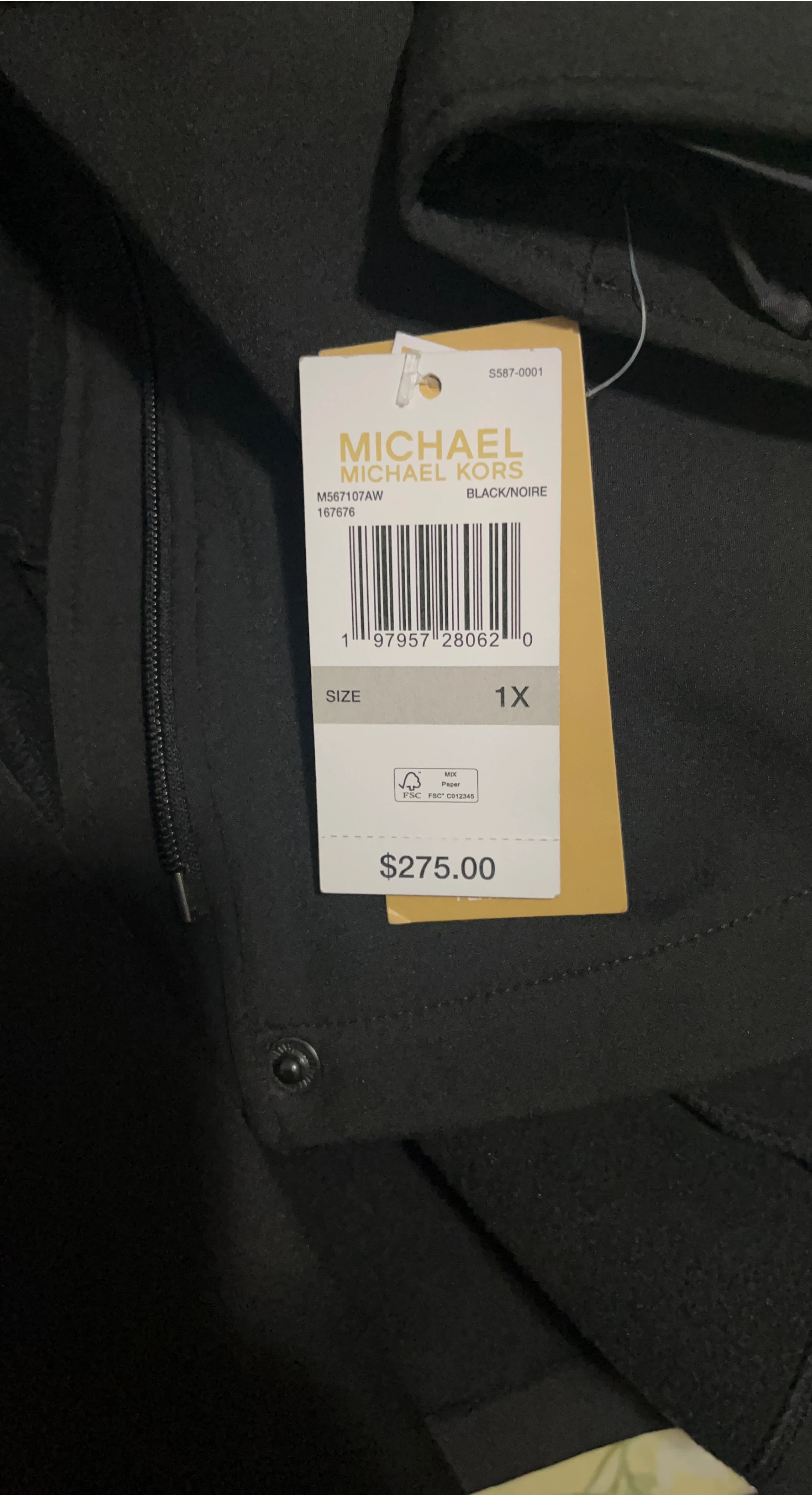 Michael Kors Black 1X Jacket