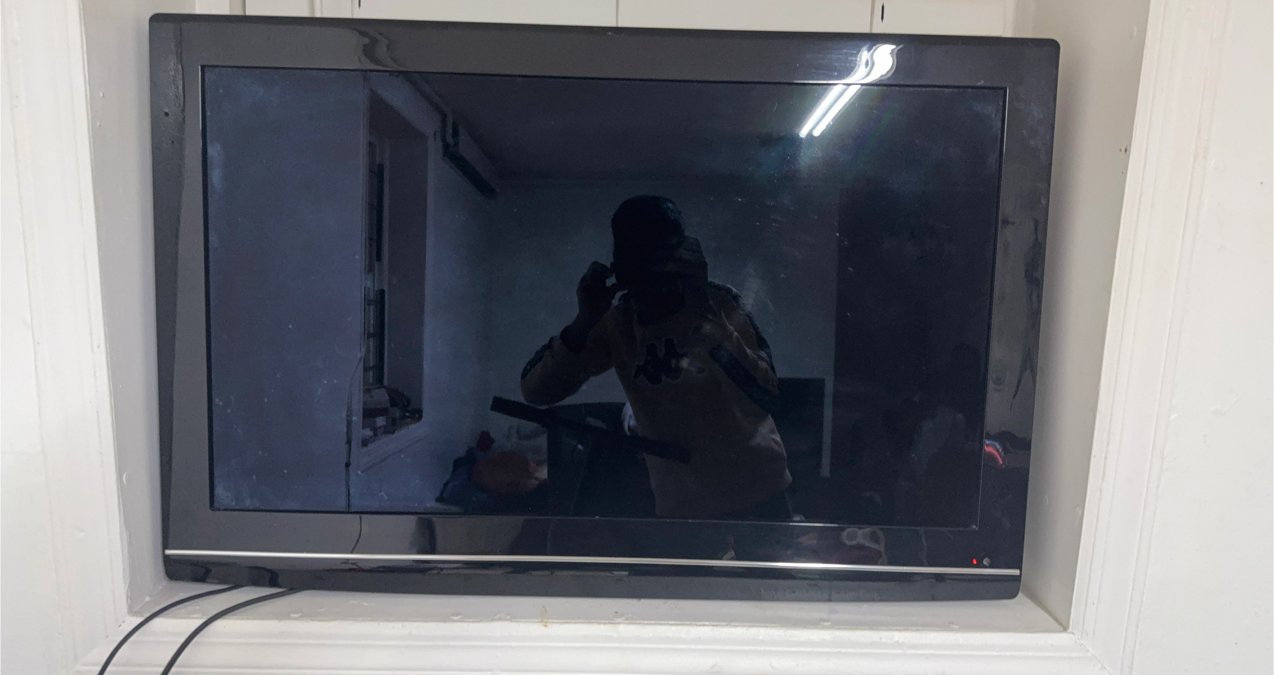 Black Flat Screen TV