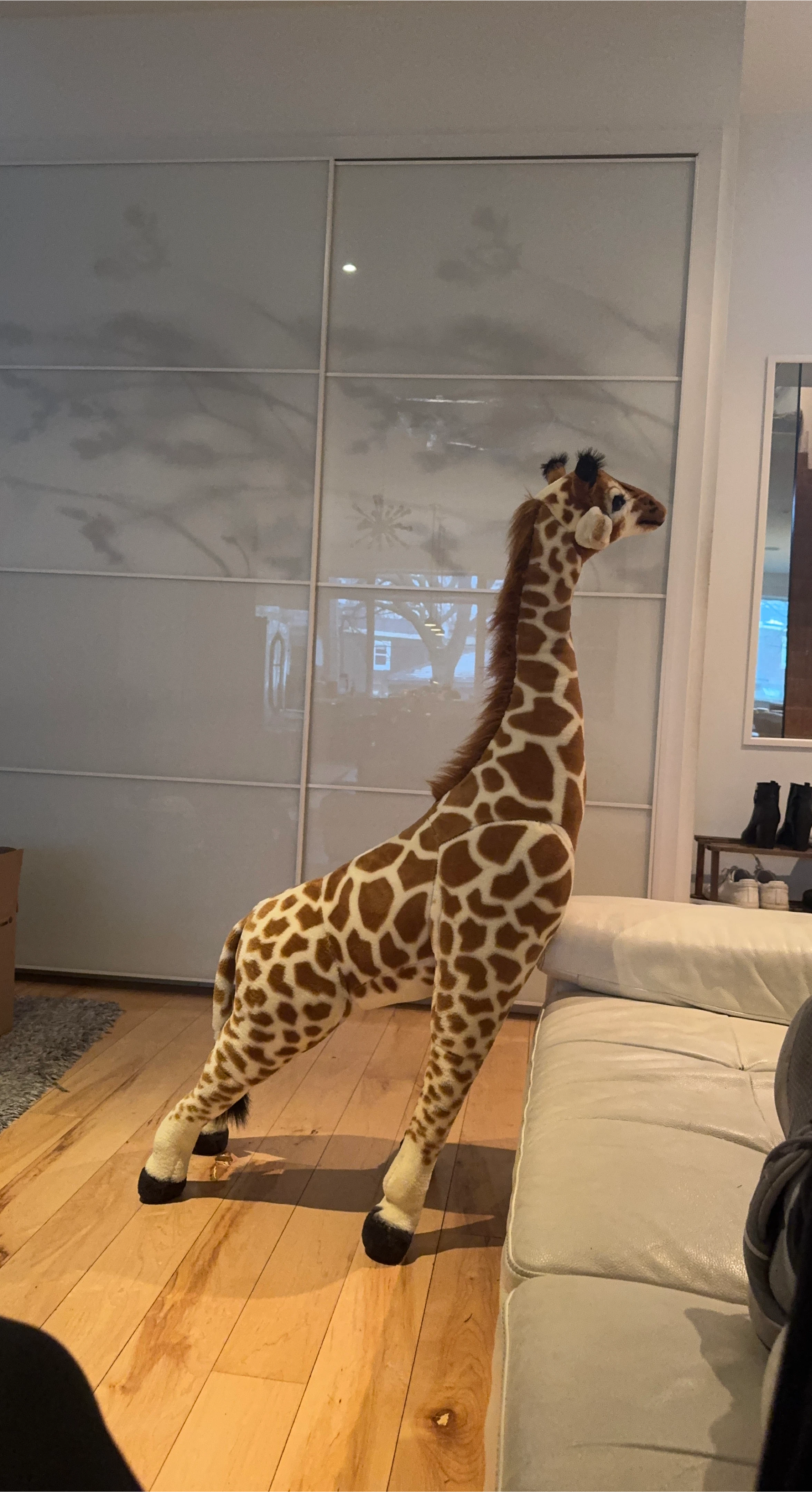 Large Stuffed Giraffe - photo 2