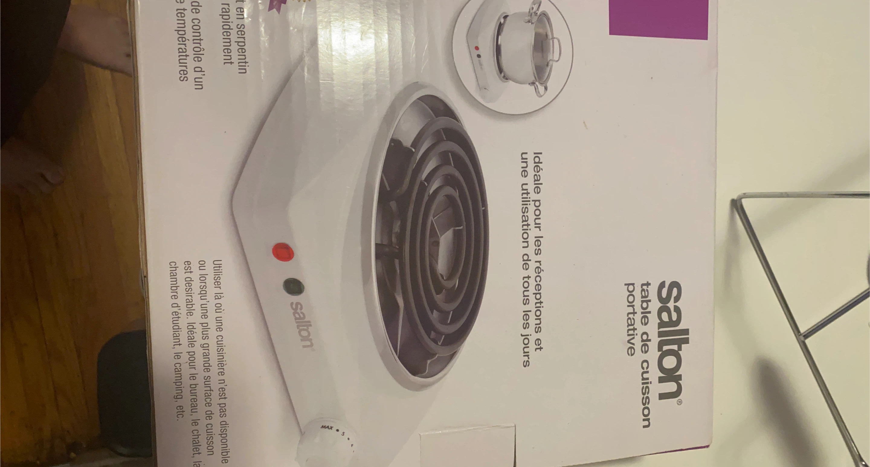 Salton Portable Cooktop