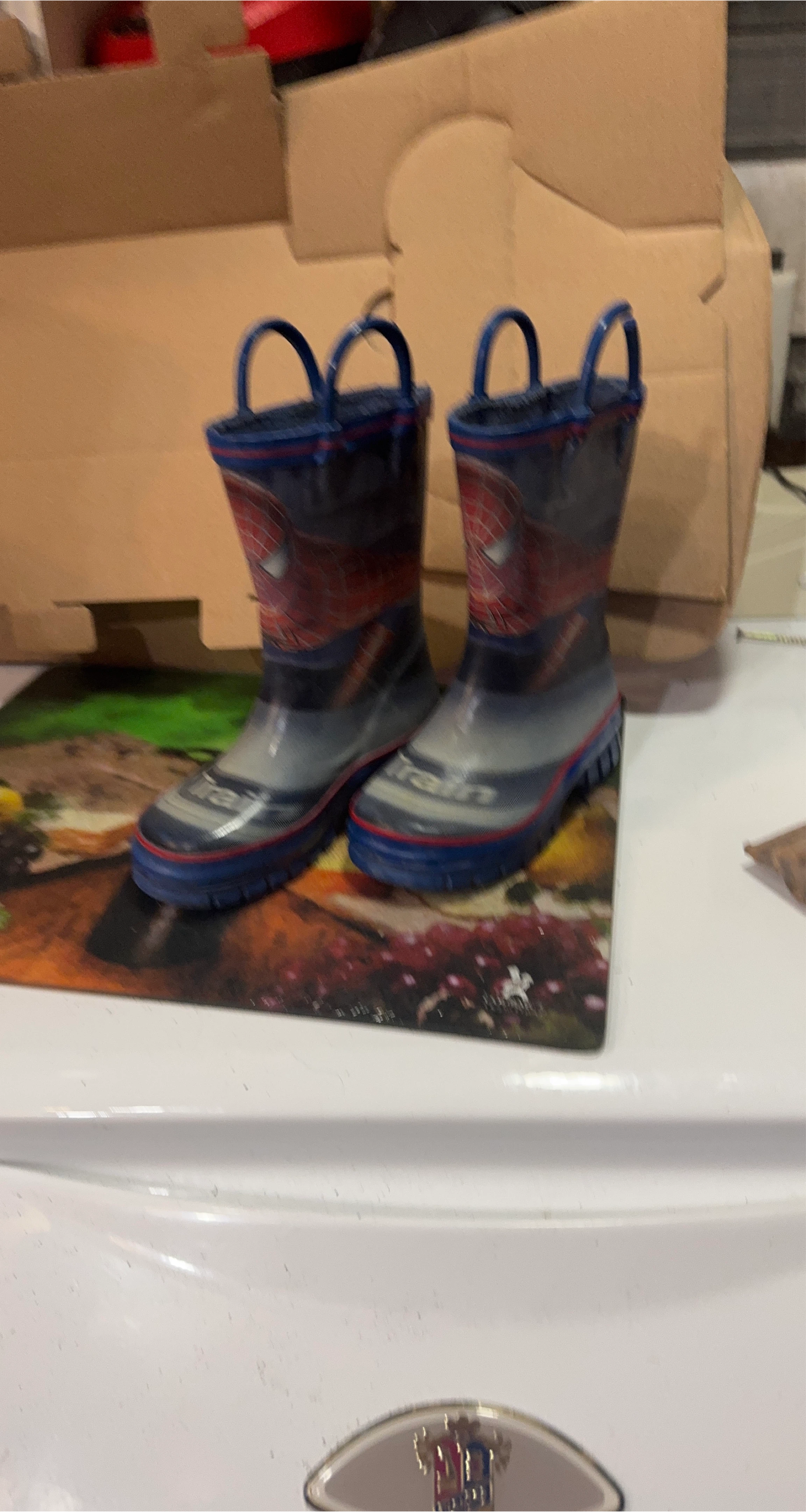 Spider-Man Rain Boots - Size Unknown