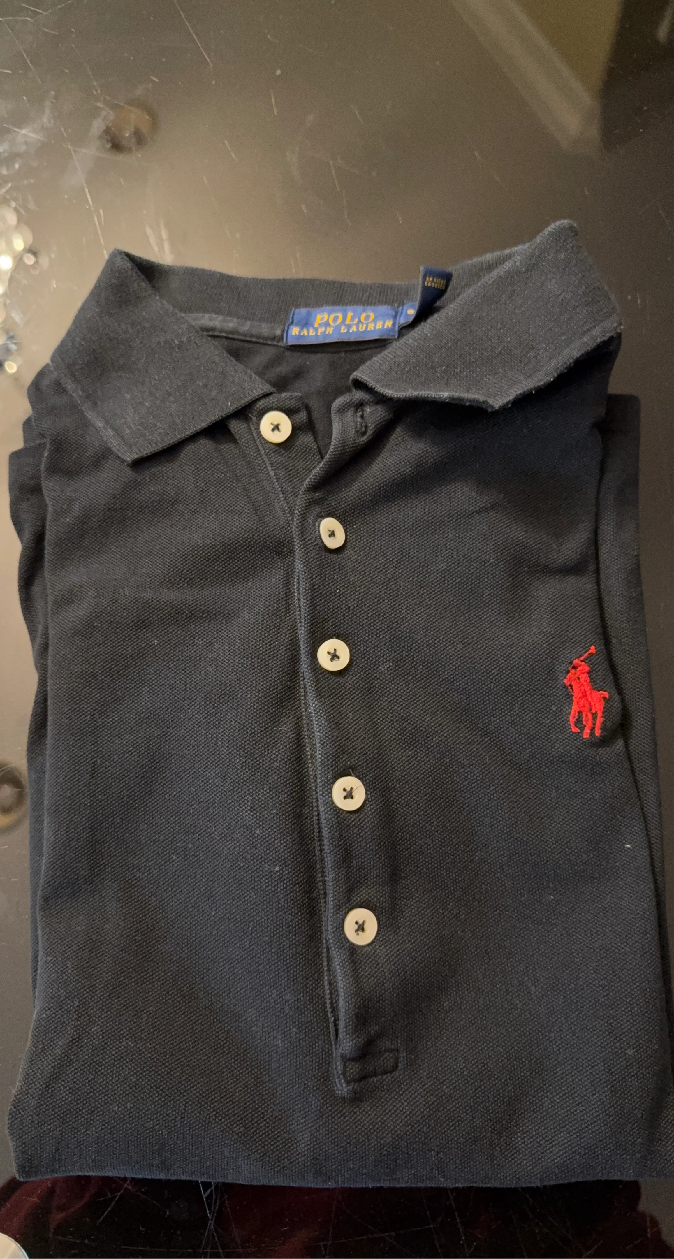 Polo Ralph Lauren Black Polo Shirt - Women's