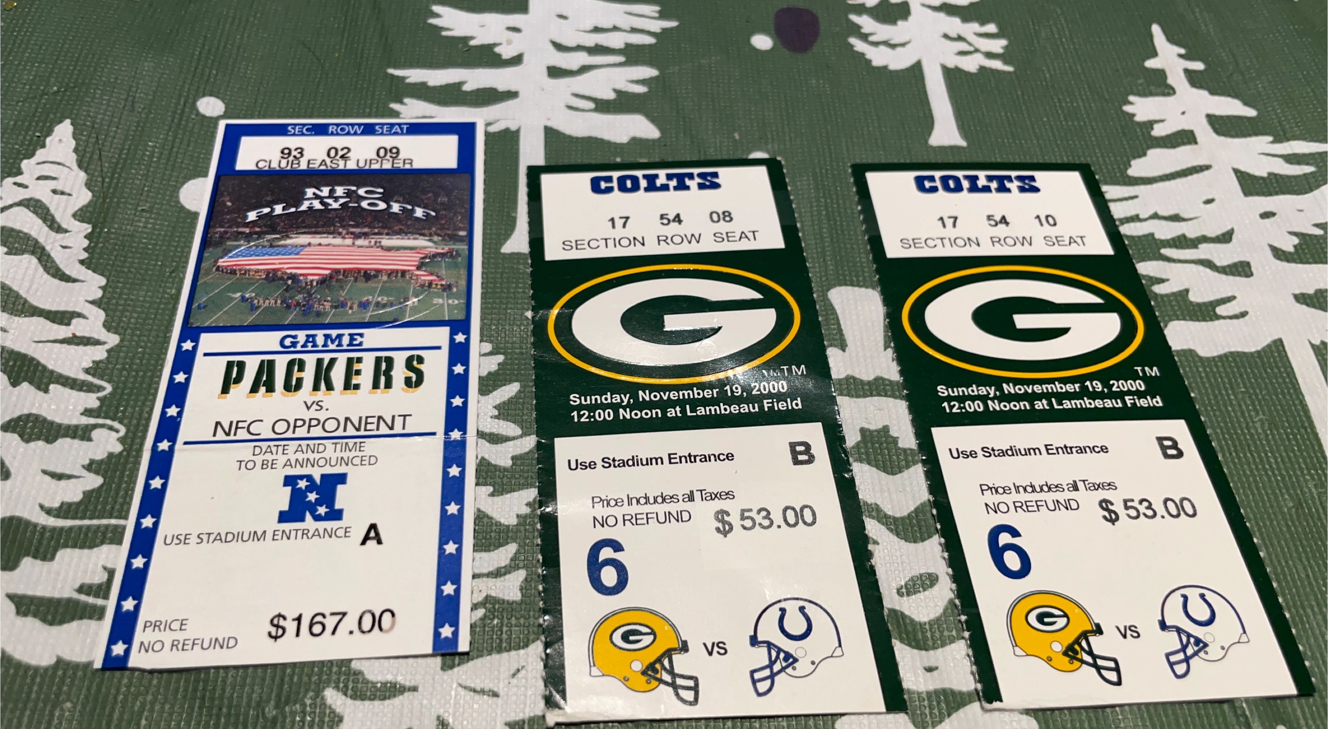 Green Bay Packers & Colts Tickets