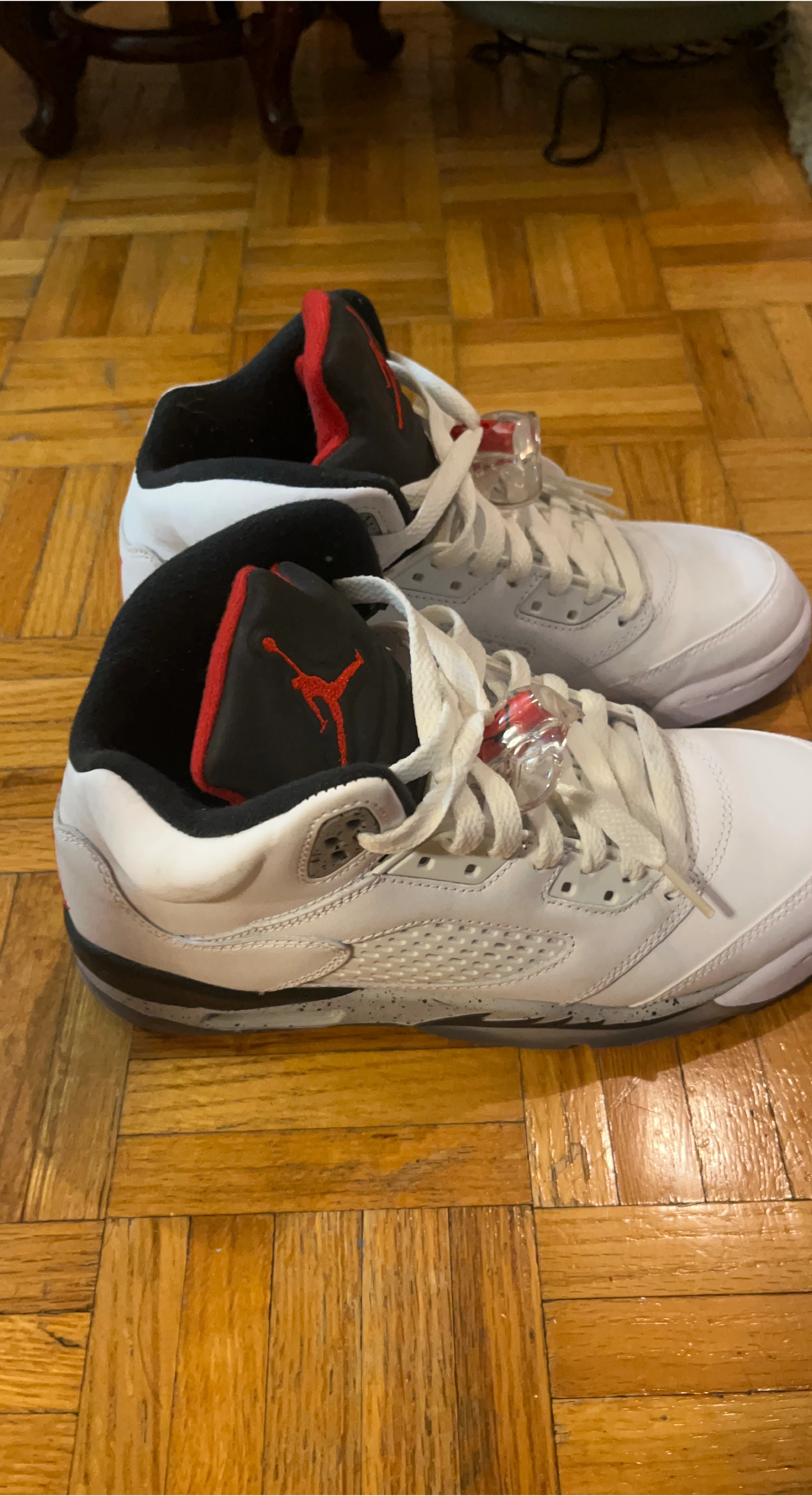Air Jordan 5 Retro cement, size 5.5Y