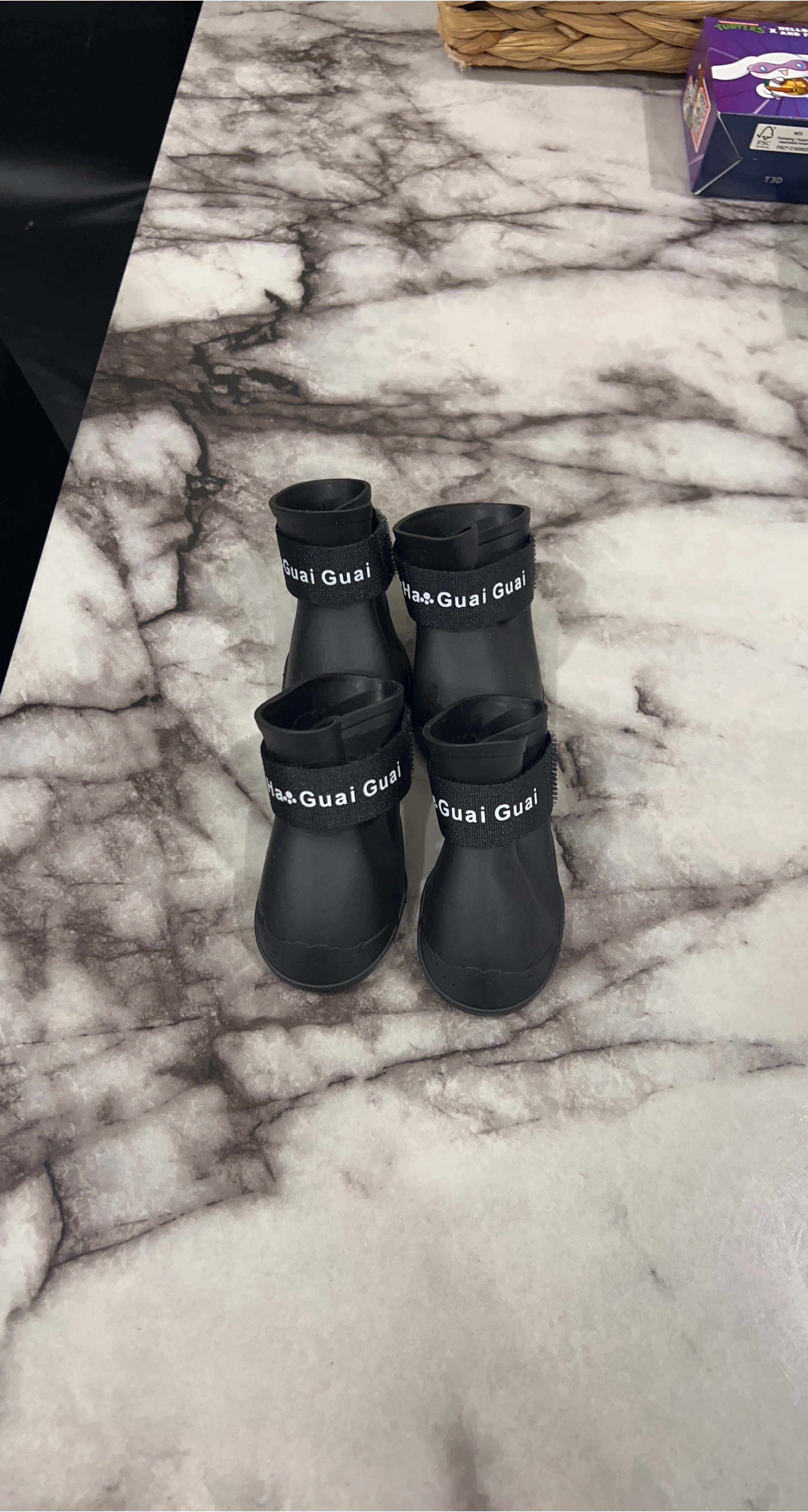 Guai Guai Dog Boots - Black