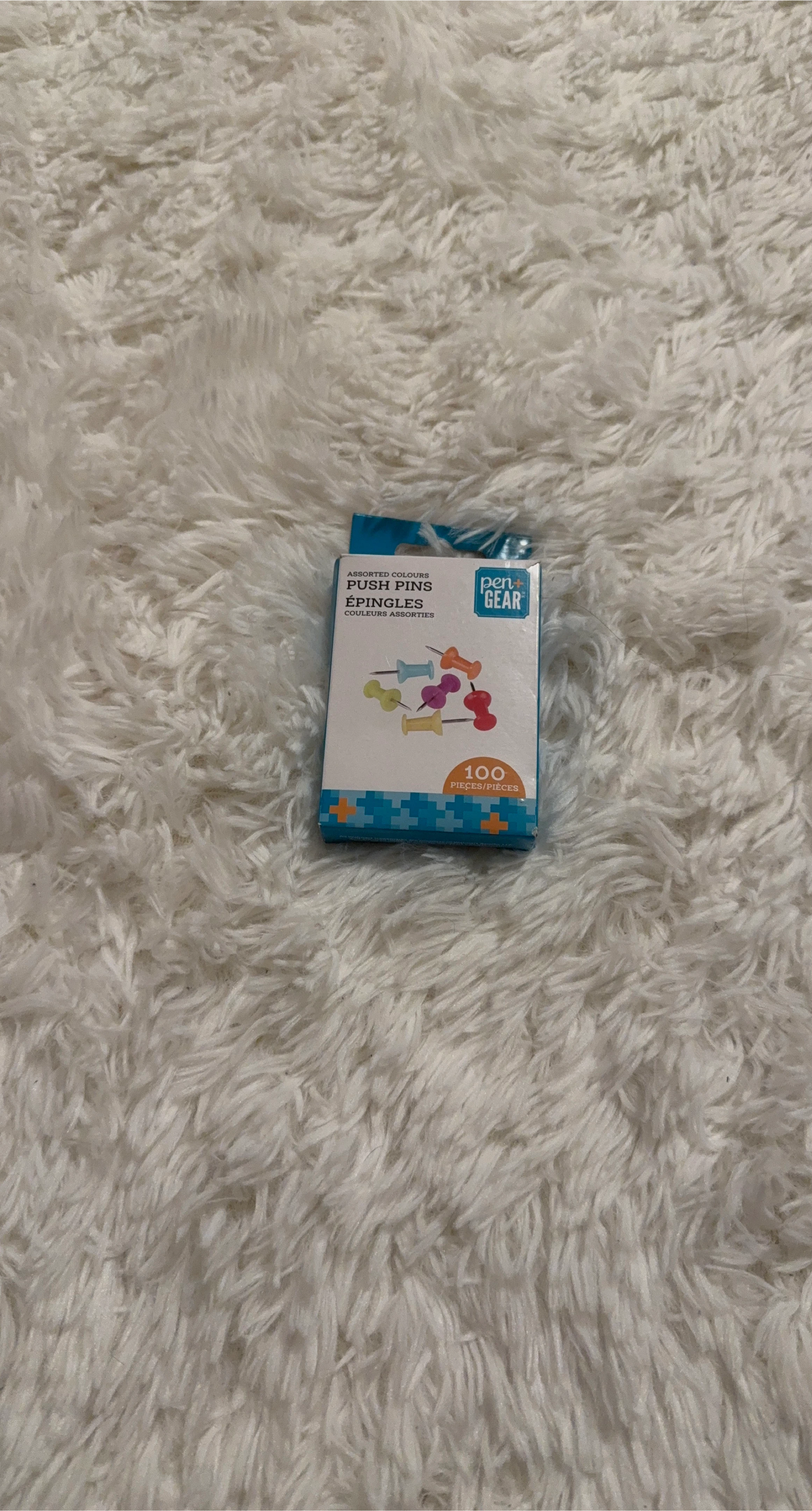 Pen+Gear Assorted Colours Push Pins (100 Pack)
