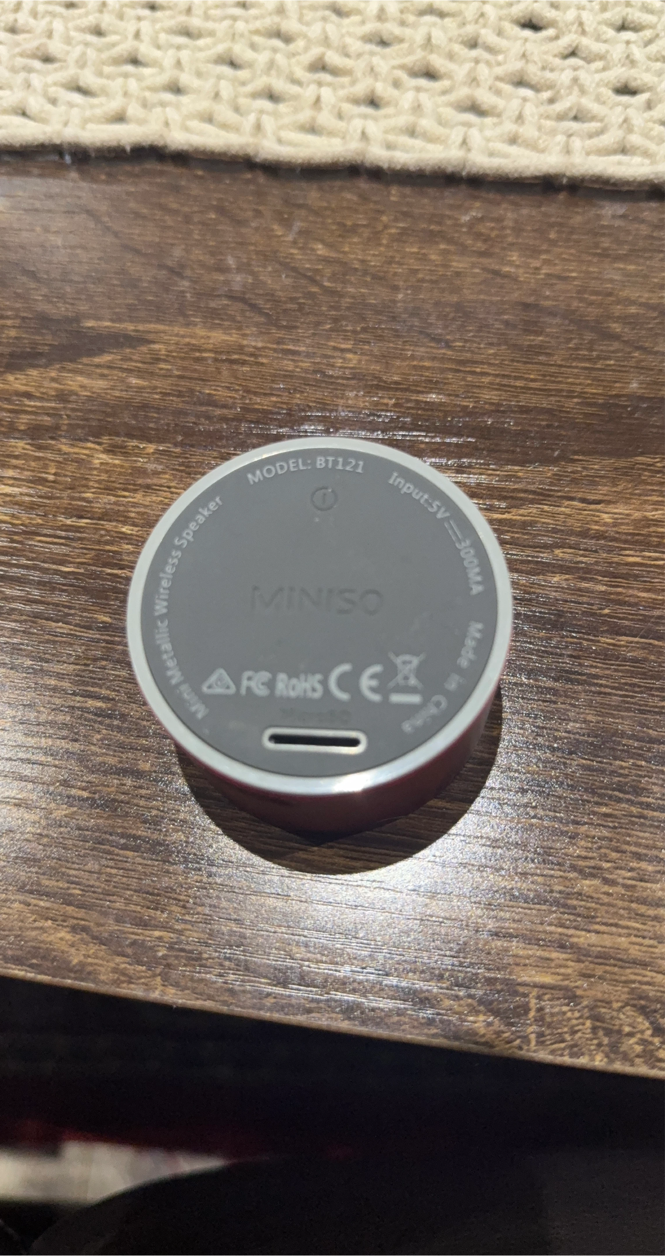 MINISO BT121 Mini Metallic Wireless Speaker